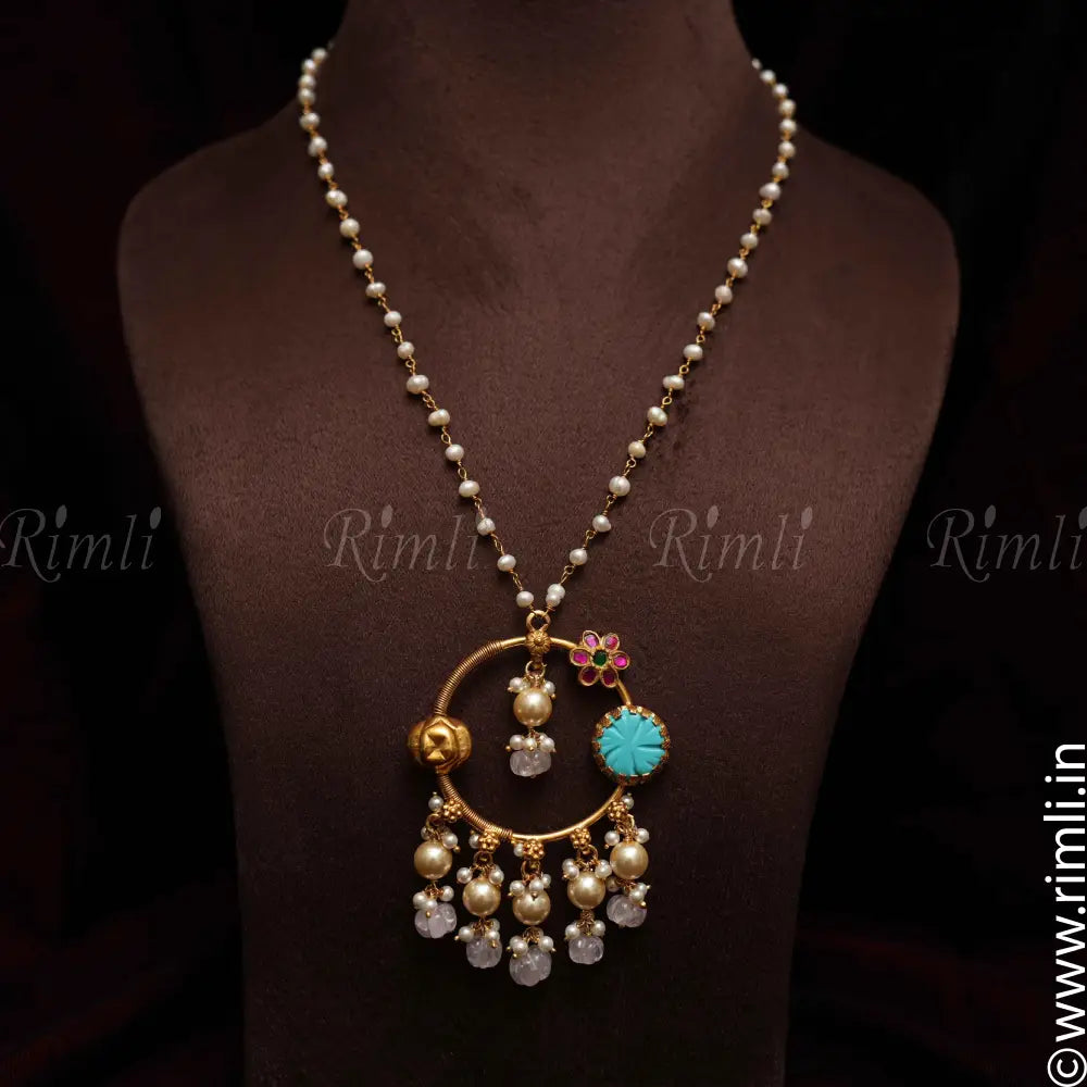 Pavni Silver Fusion Necklace - Rimli Boutique