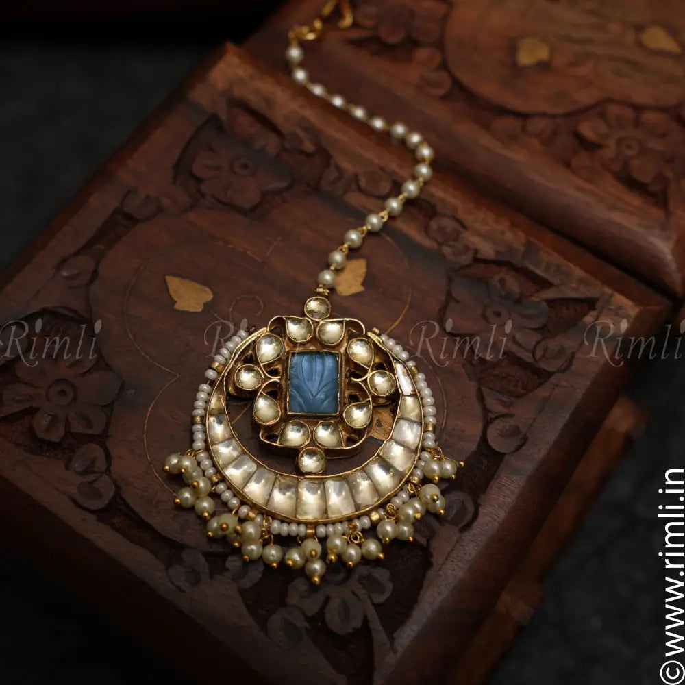 Cinmayi Turquoise Tikka - Rimli Boutique