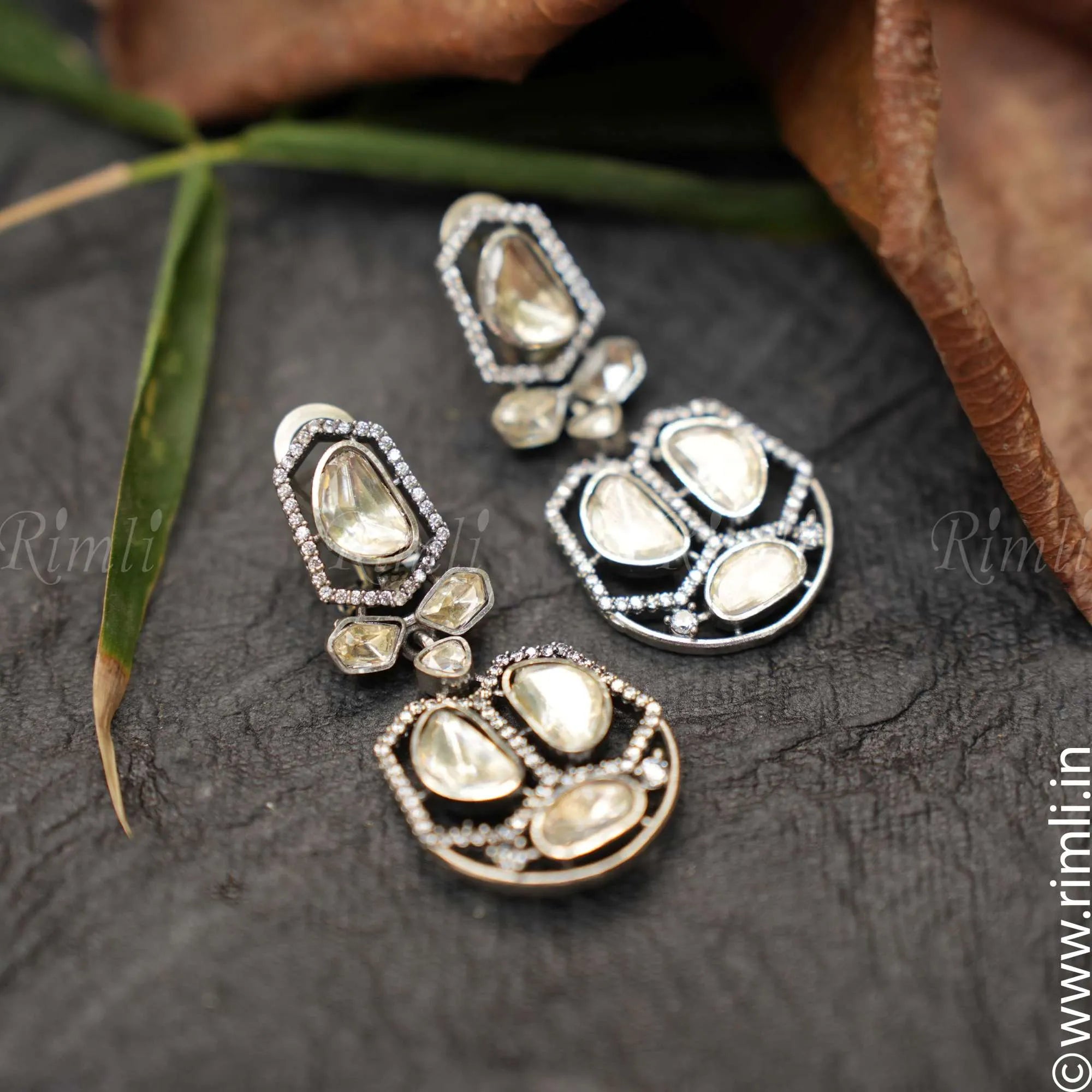Neesha Silver Earring - Rimli Boutique
