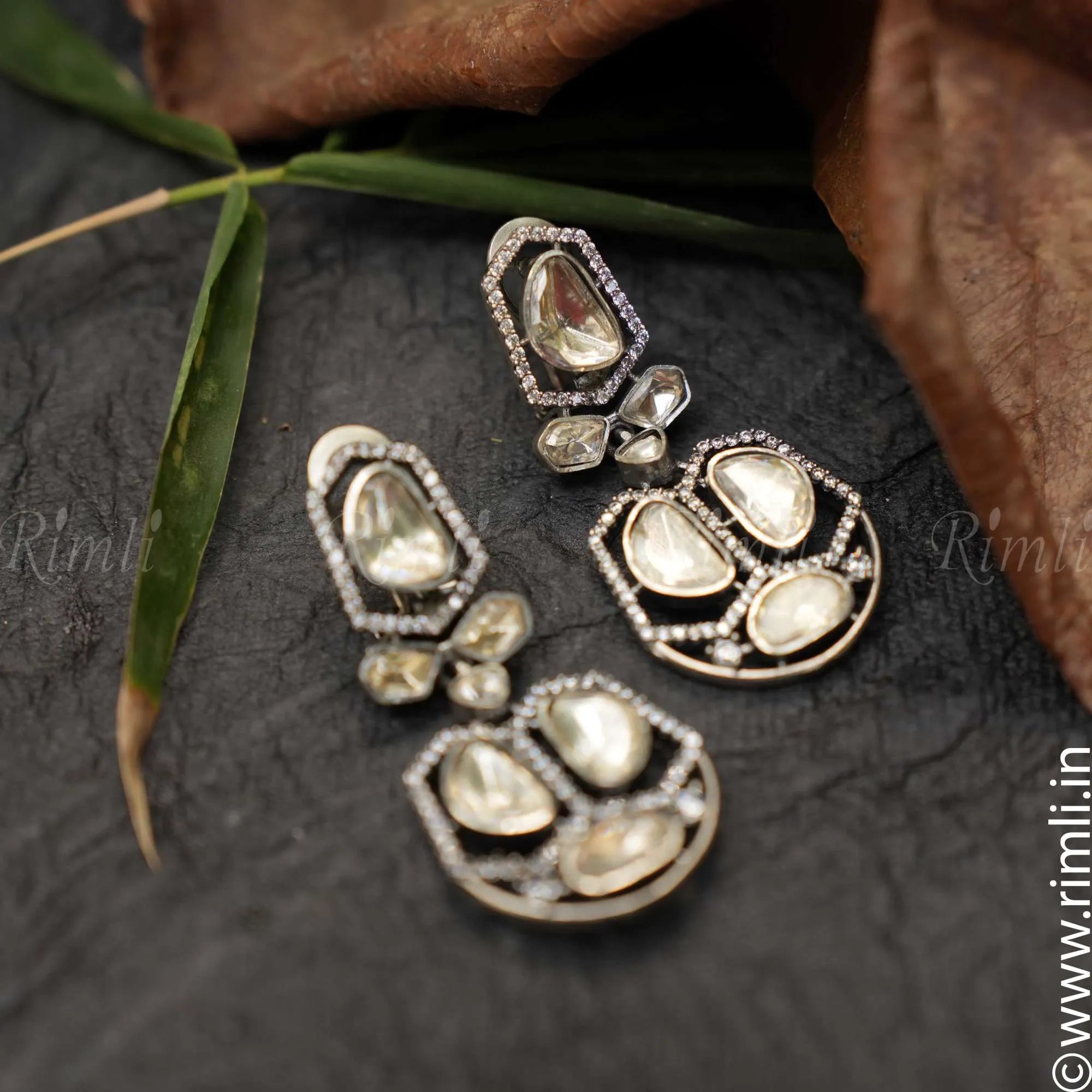 Neesha Silver Earring - Rimli Boutique