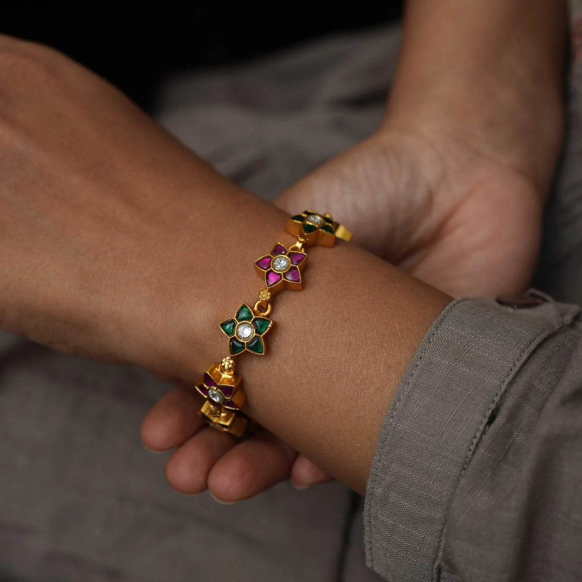 925 Silver Gold Plated Bracelets