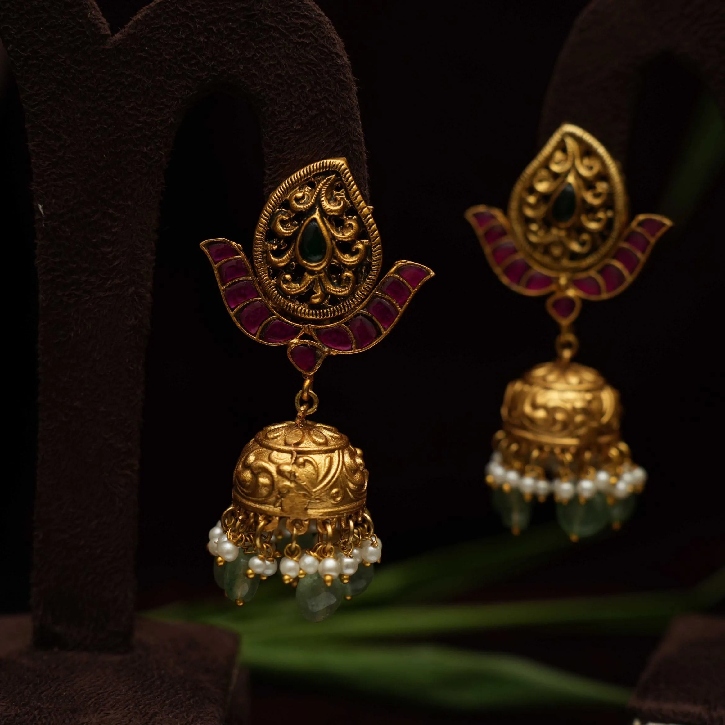 Aadhini Antique Jhumka Earrings