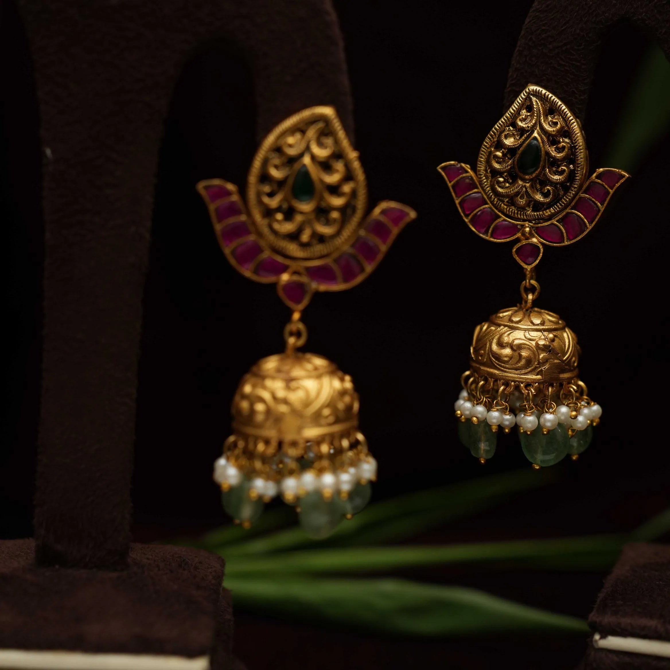 Aadhini Antique Jhumka Earrings