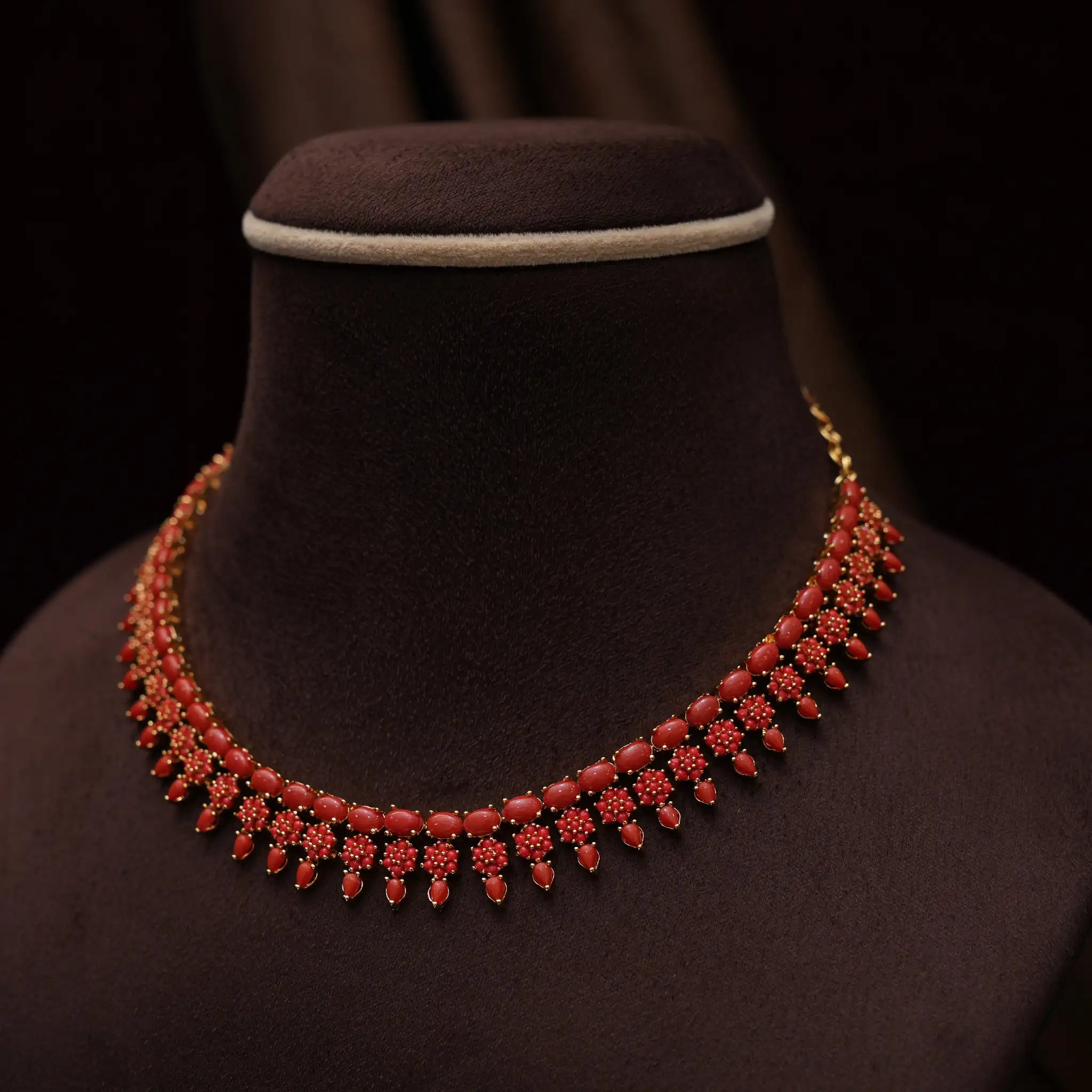 Aadhya Antique Coral Necklace