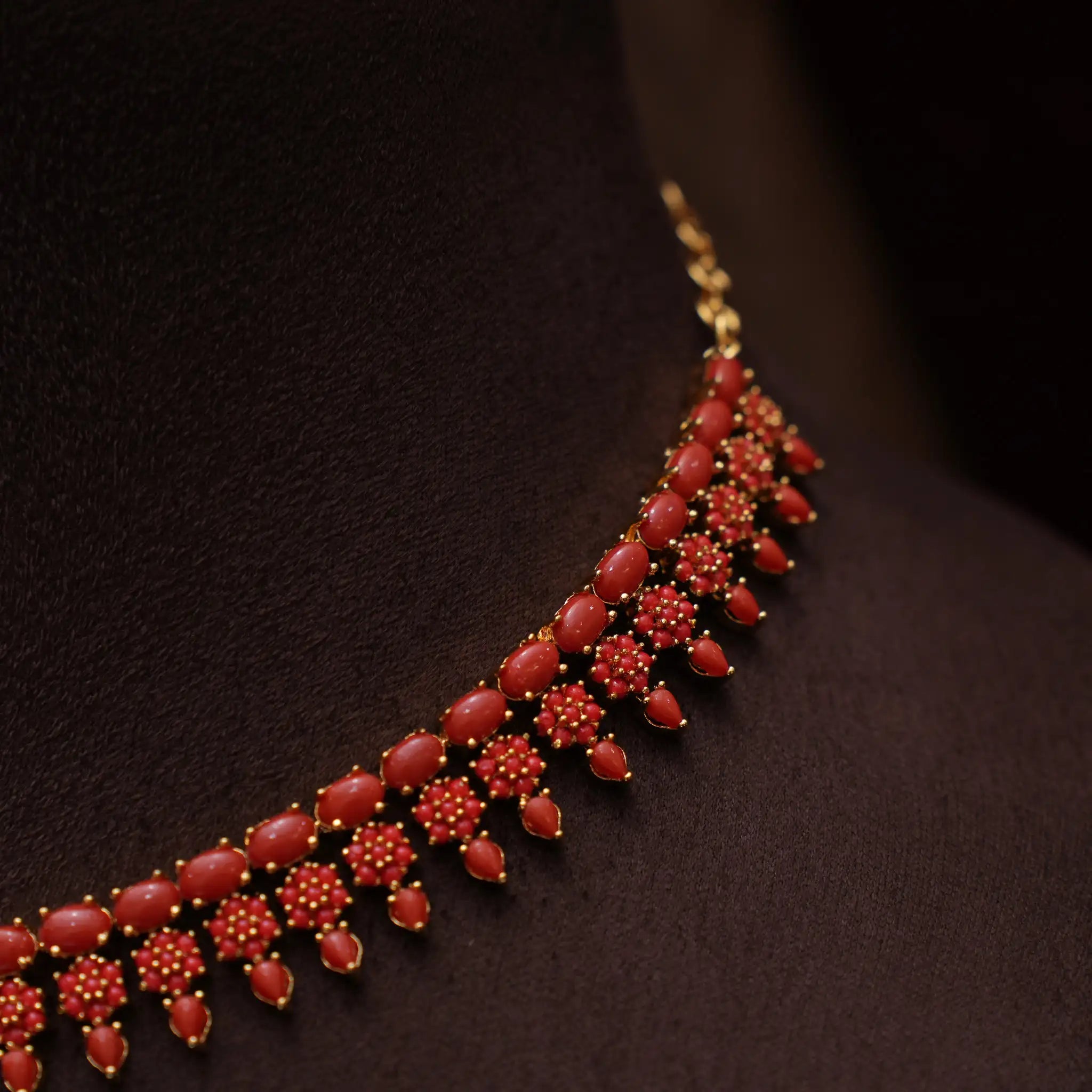 Aadhya Antique Coral Necklace
