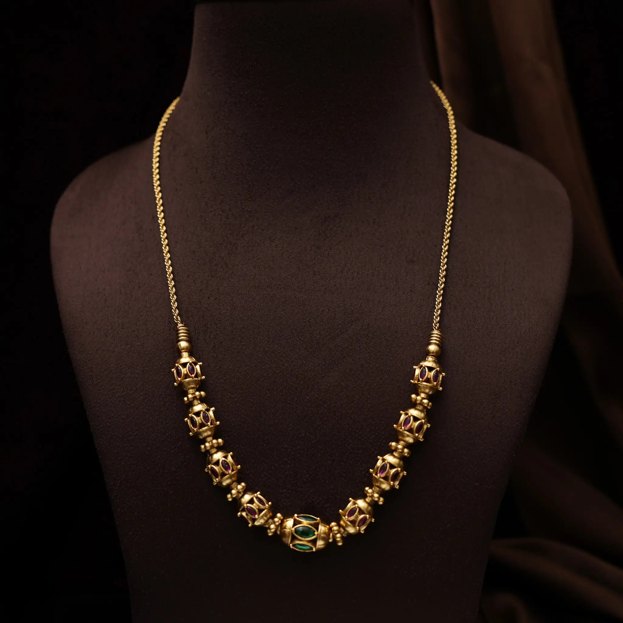 Aadhya Antique Necklace - Nurvi