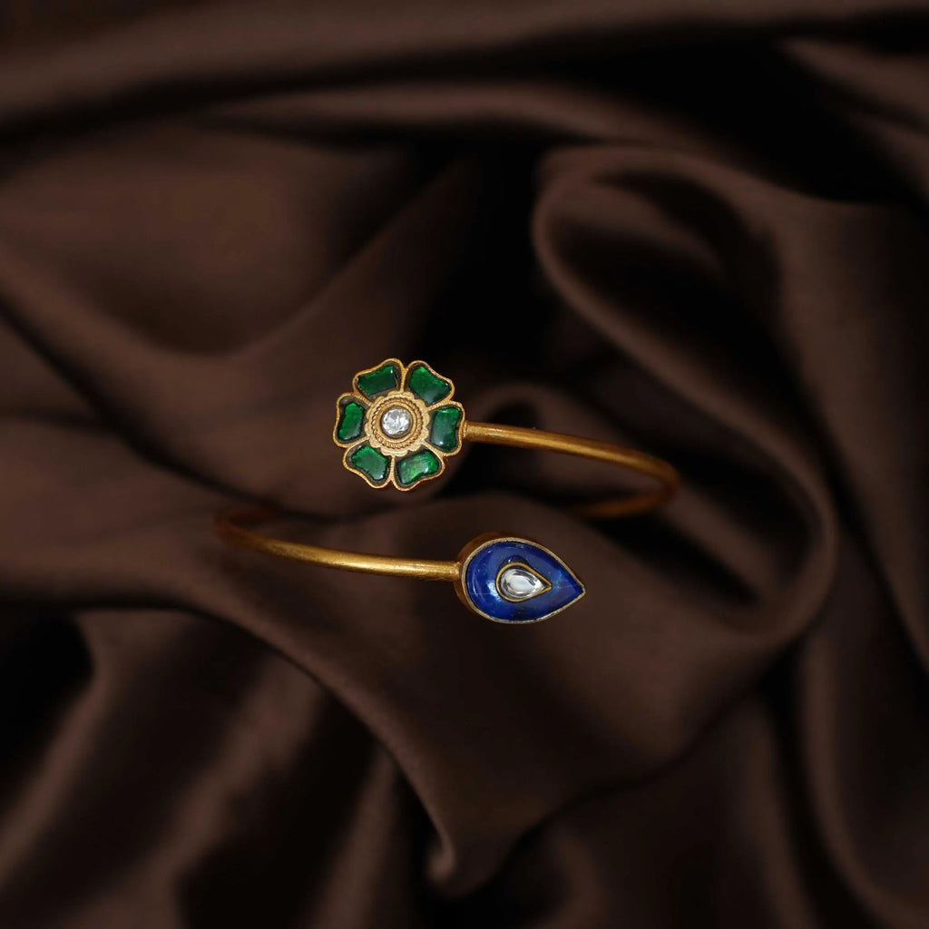 Aadya Silver Kada Bangle
