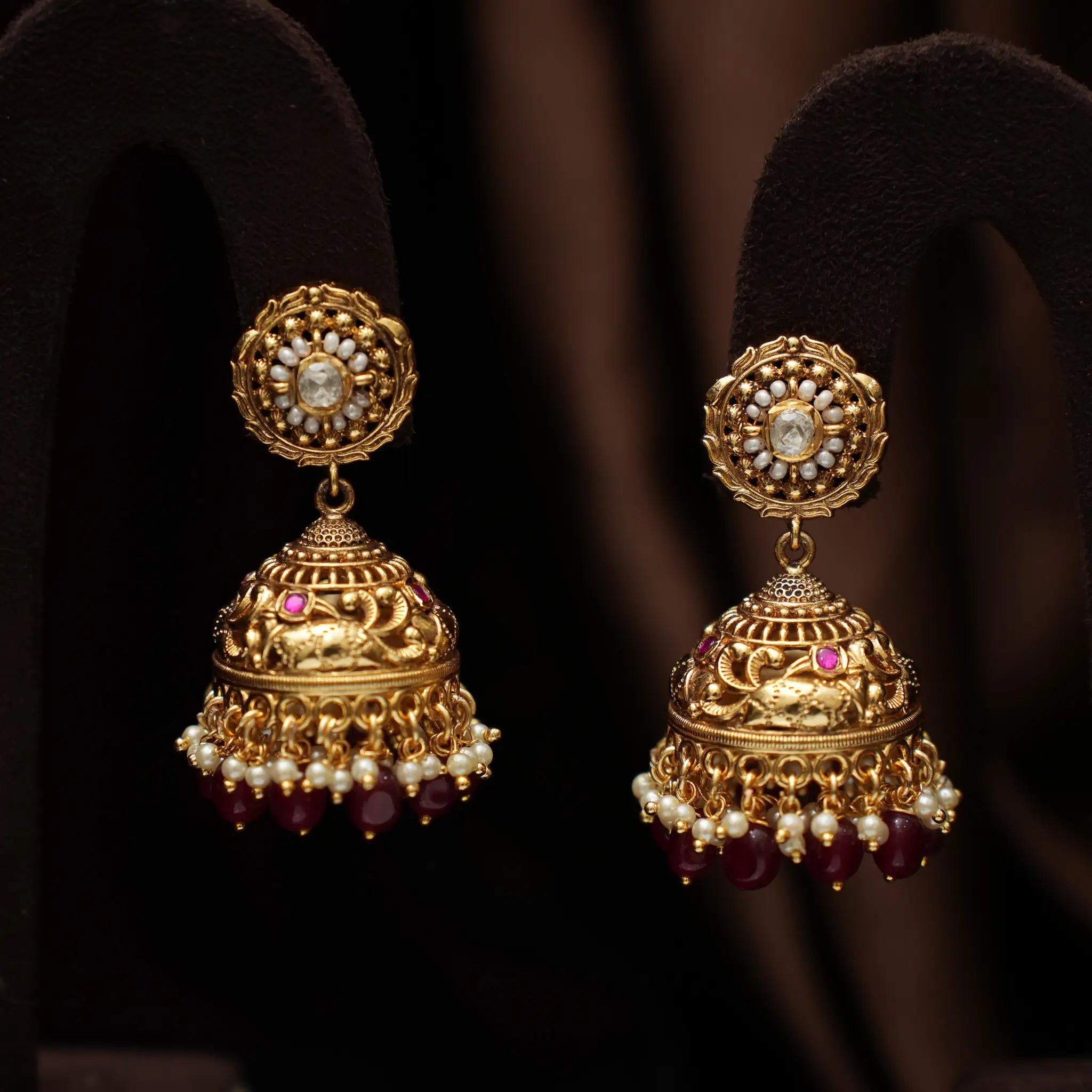 Aapti Beaded Choker - Red