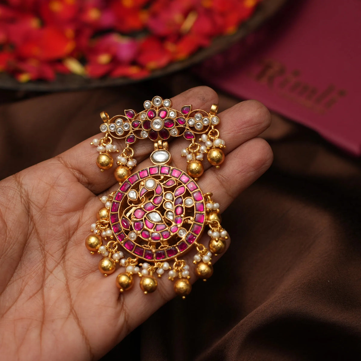 Aarushri Silver Pendant