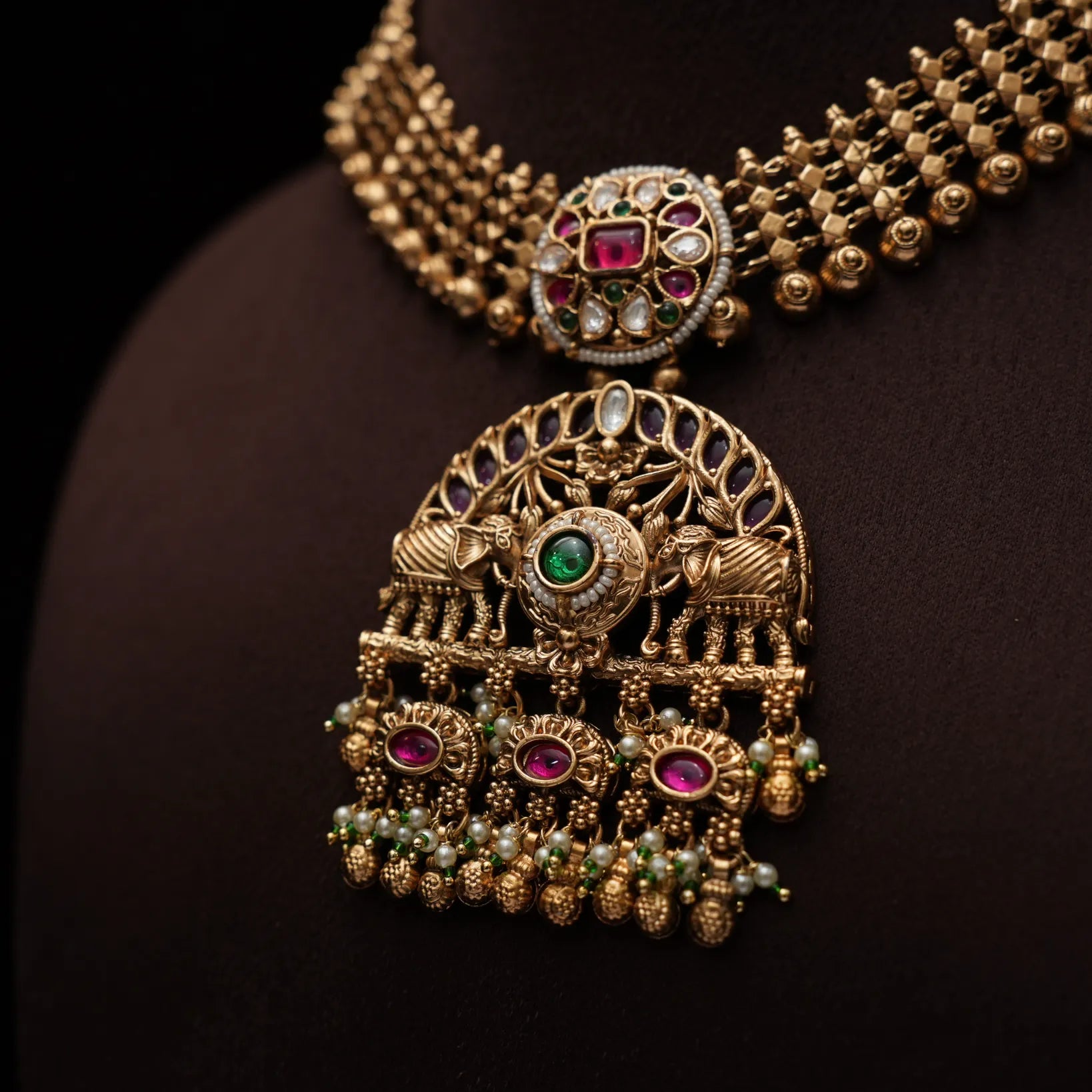 Aaruthira Antique Necklace