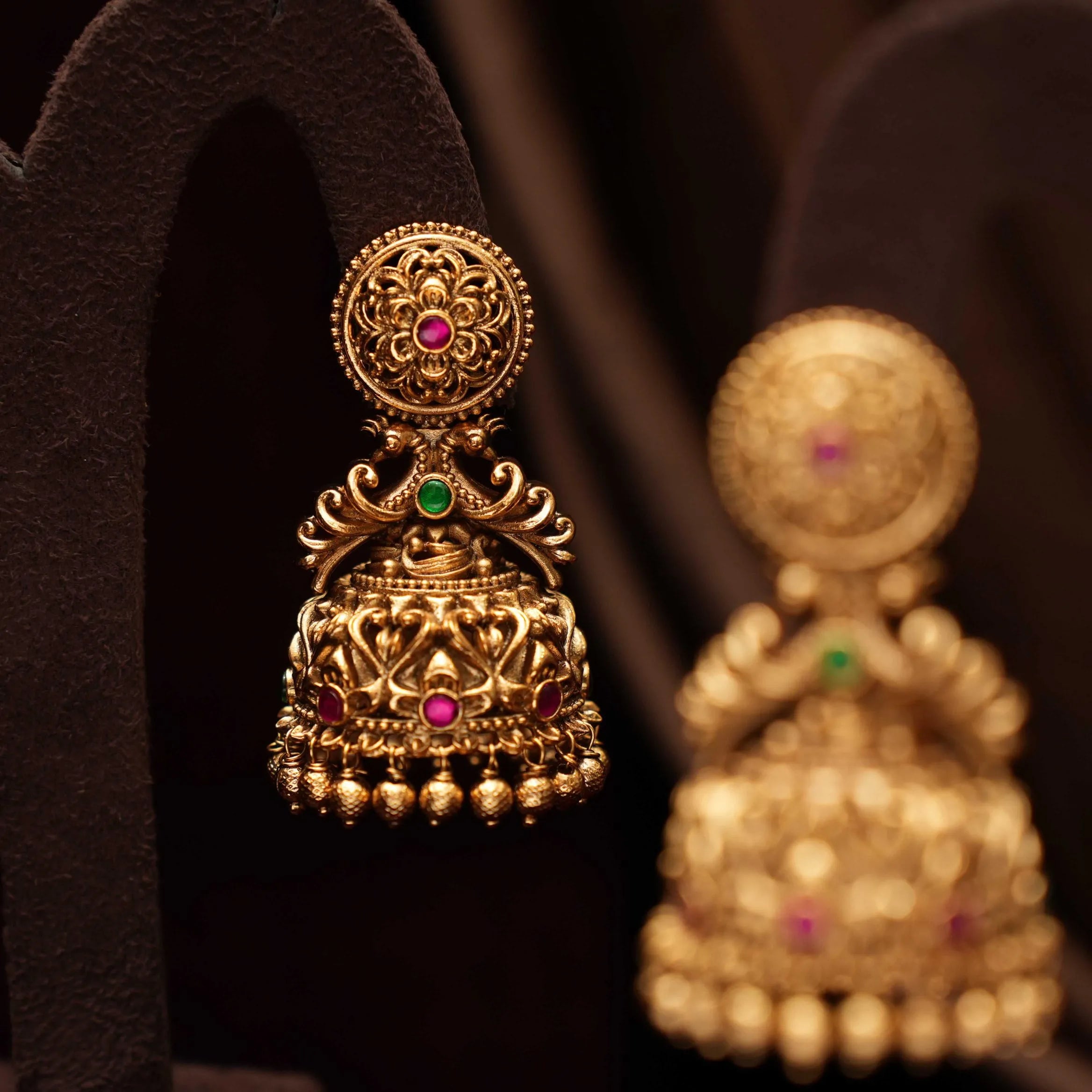 Aarya Antique Jhumka Earrings