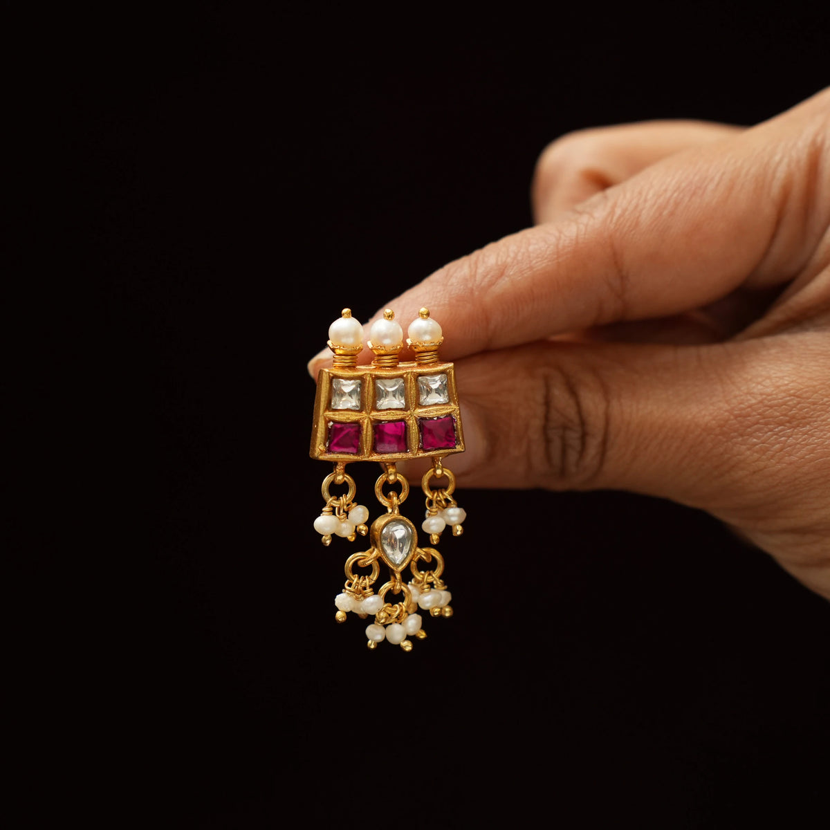 Aashika Silver Earrings