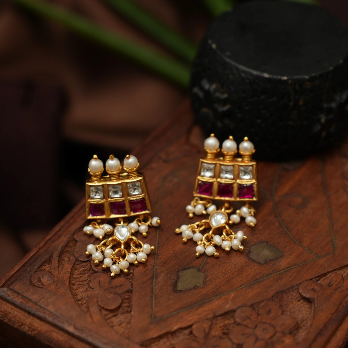 Aashika Silver Earrings