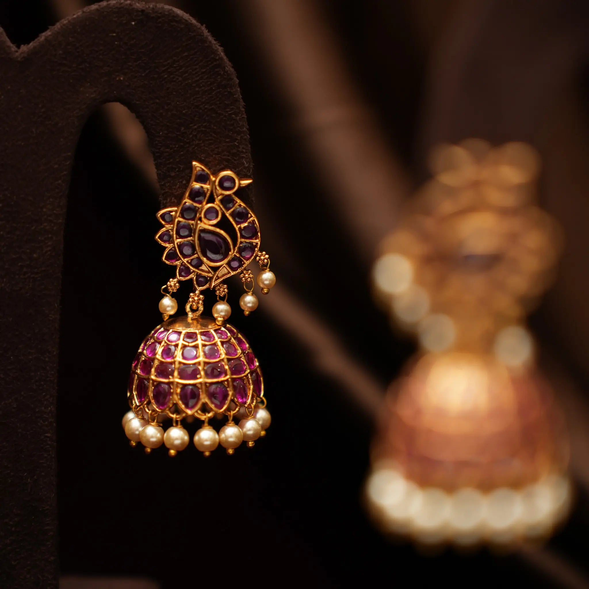 Aavya Antique Jhumka Earrings