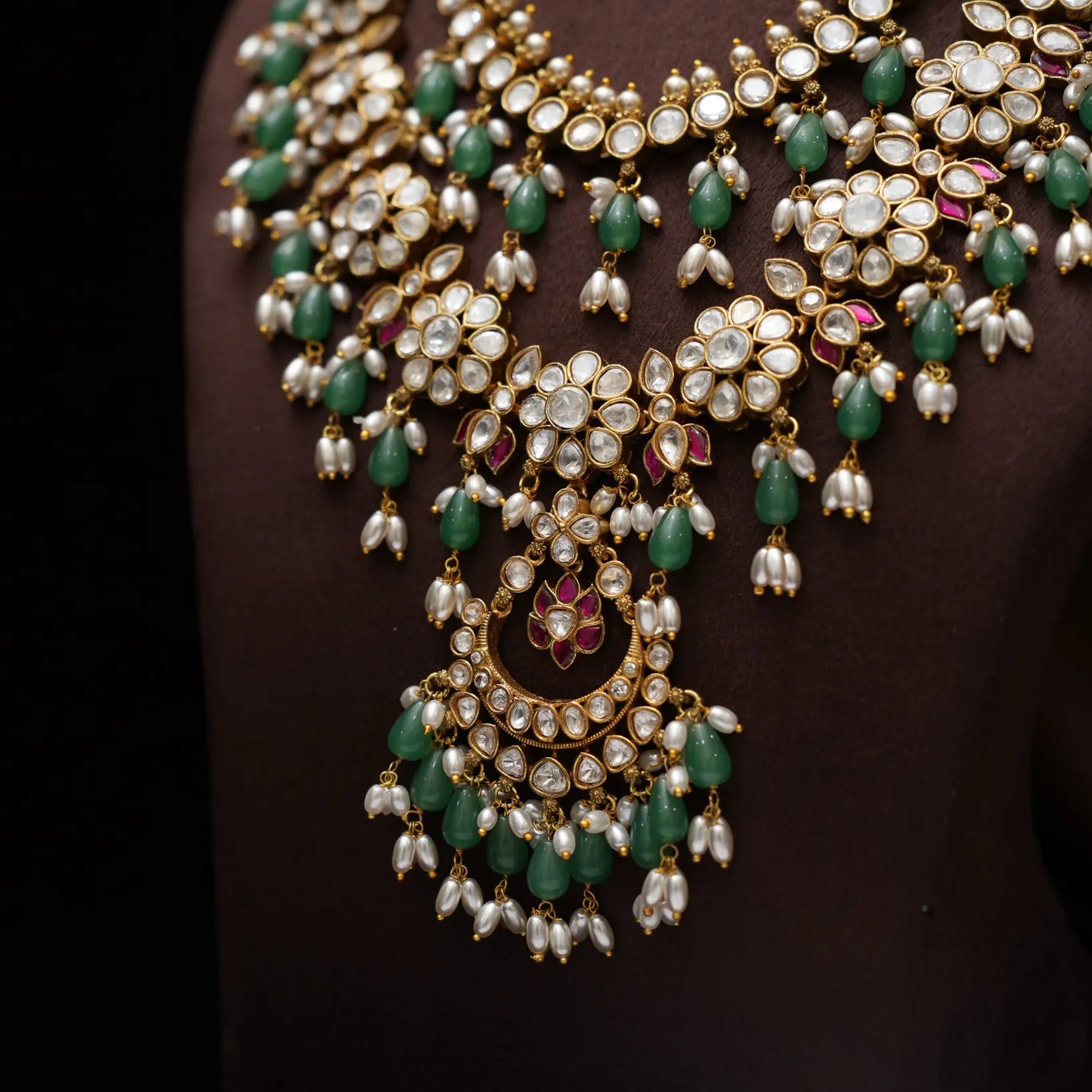 Achira Victorian Polki Necklace