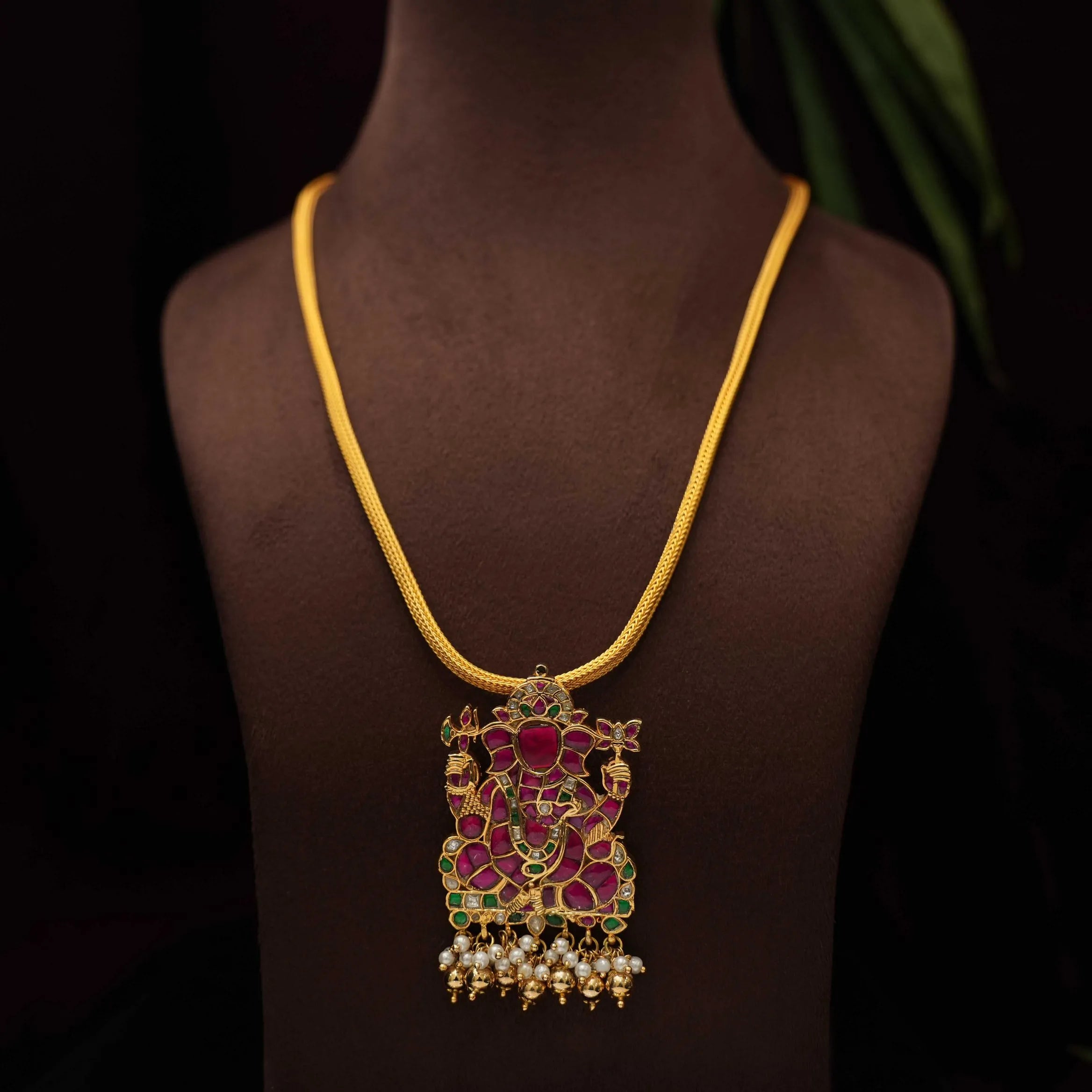 Adhrit Antique Necklace - Ganesha - Rimli Boutique