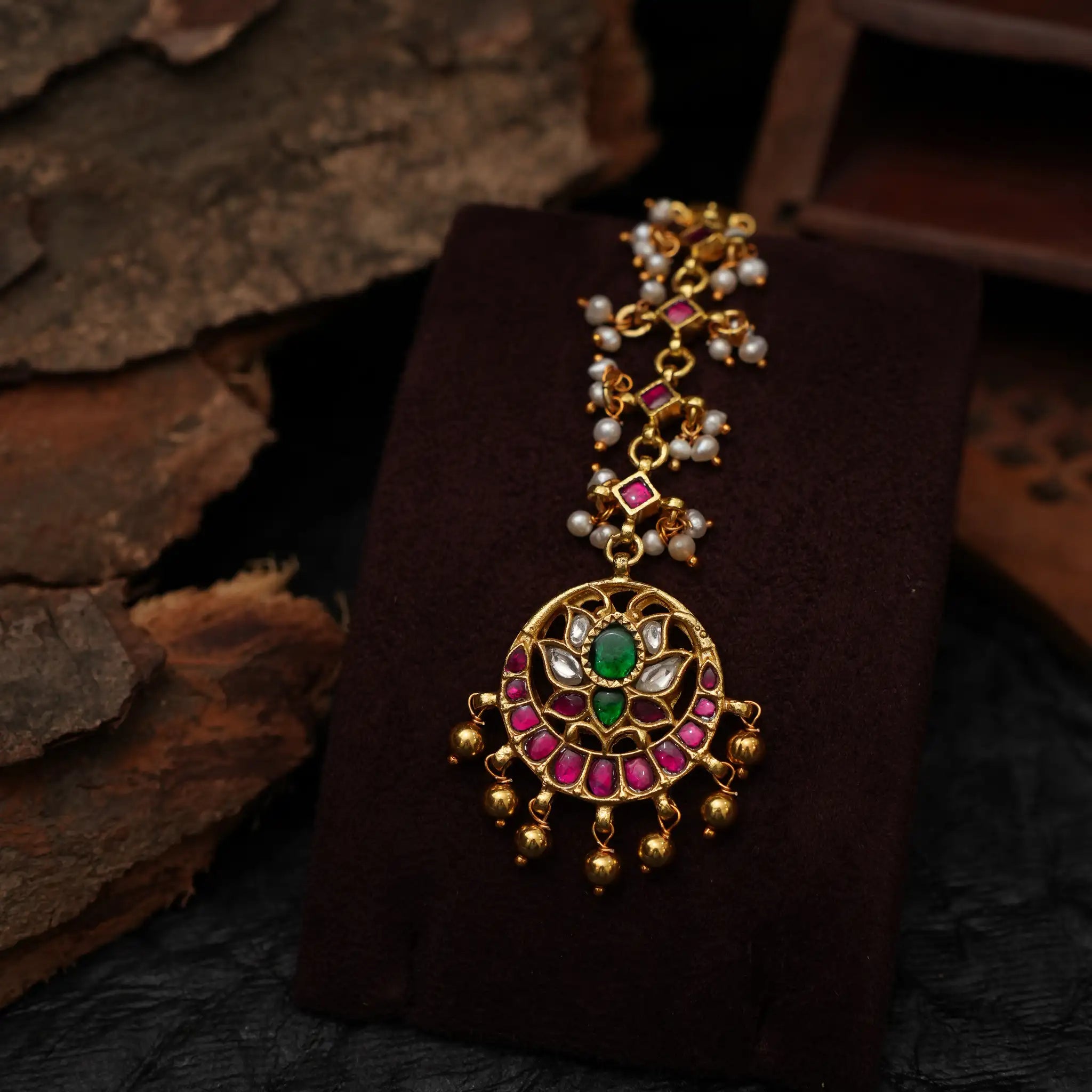 Adhya Silver Tikka - Golden Ball