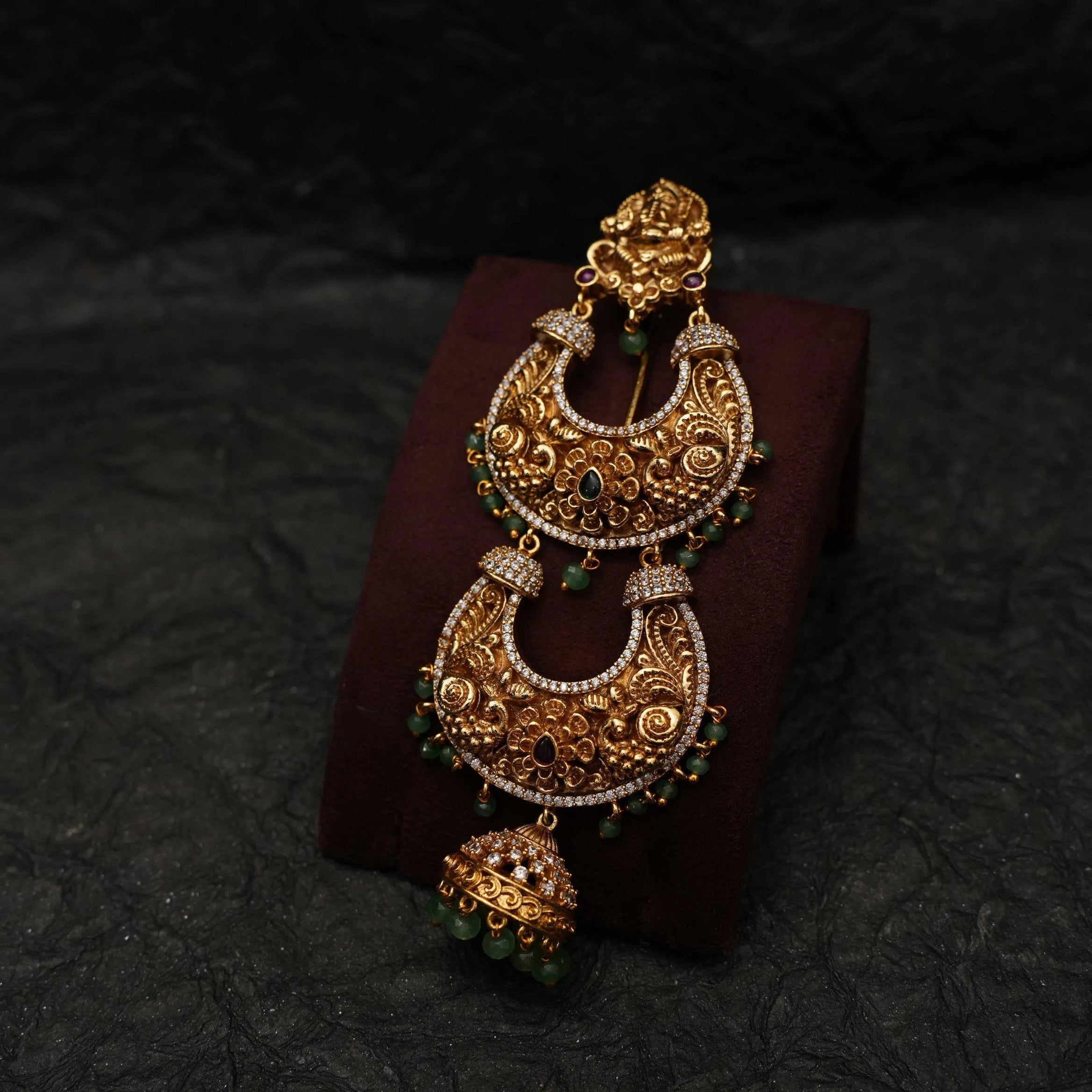 Adira Antique Jadai Billai / Hair Brooch