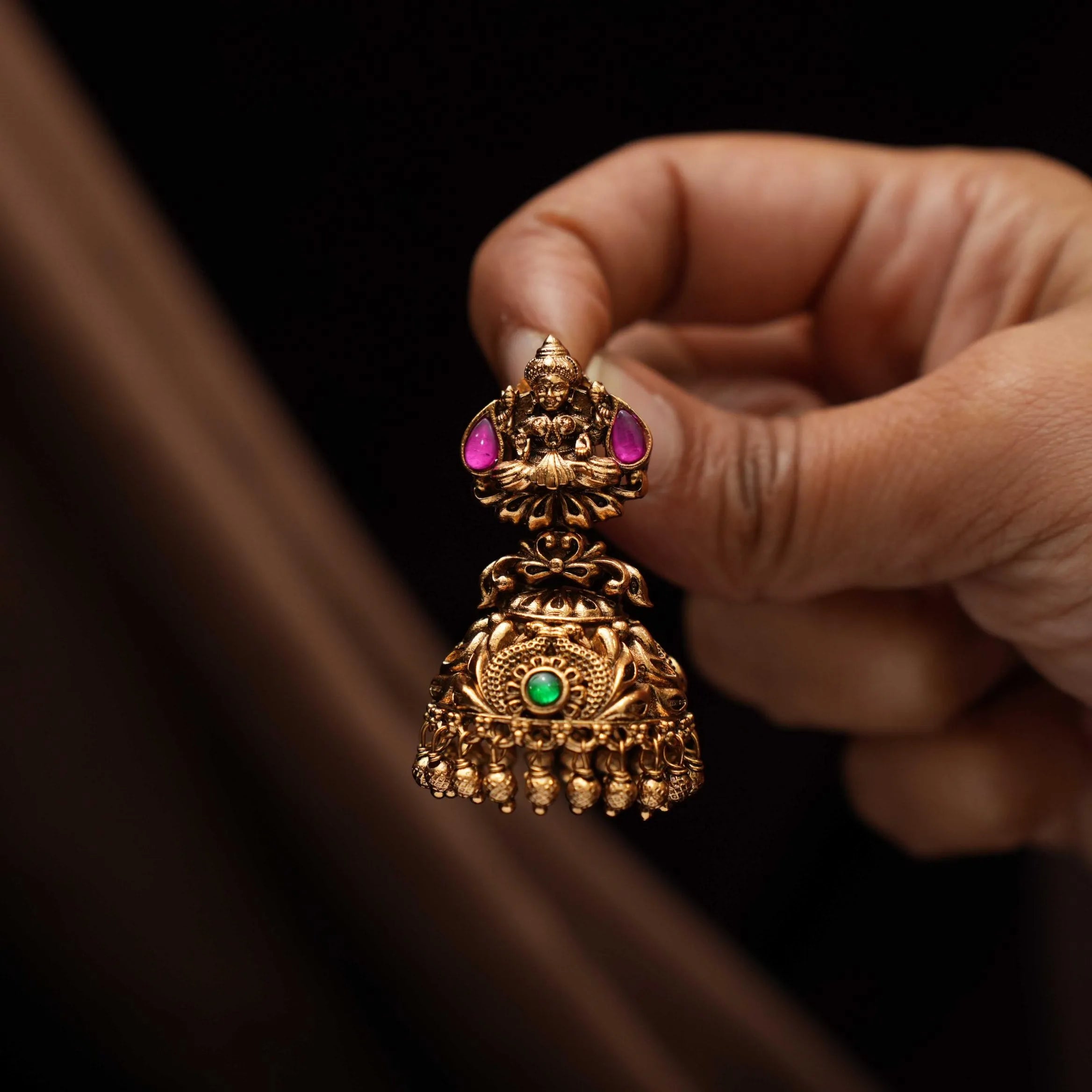 Adiv Antique Jhumka Earrings