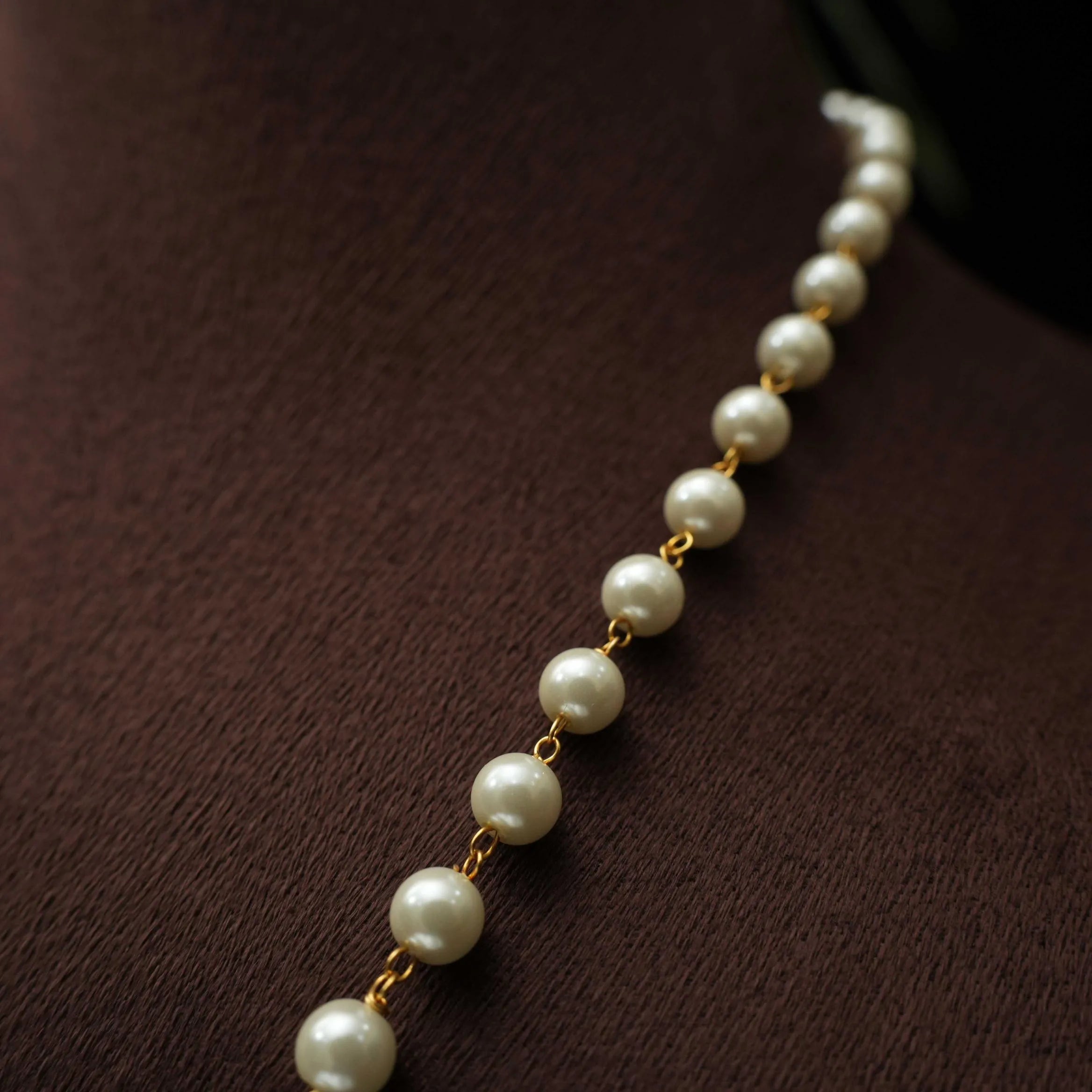 Ahalya Pearl Polki Necklace