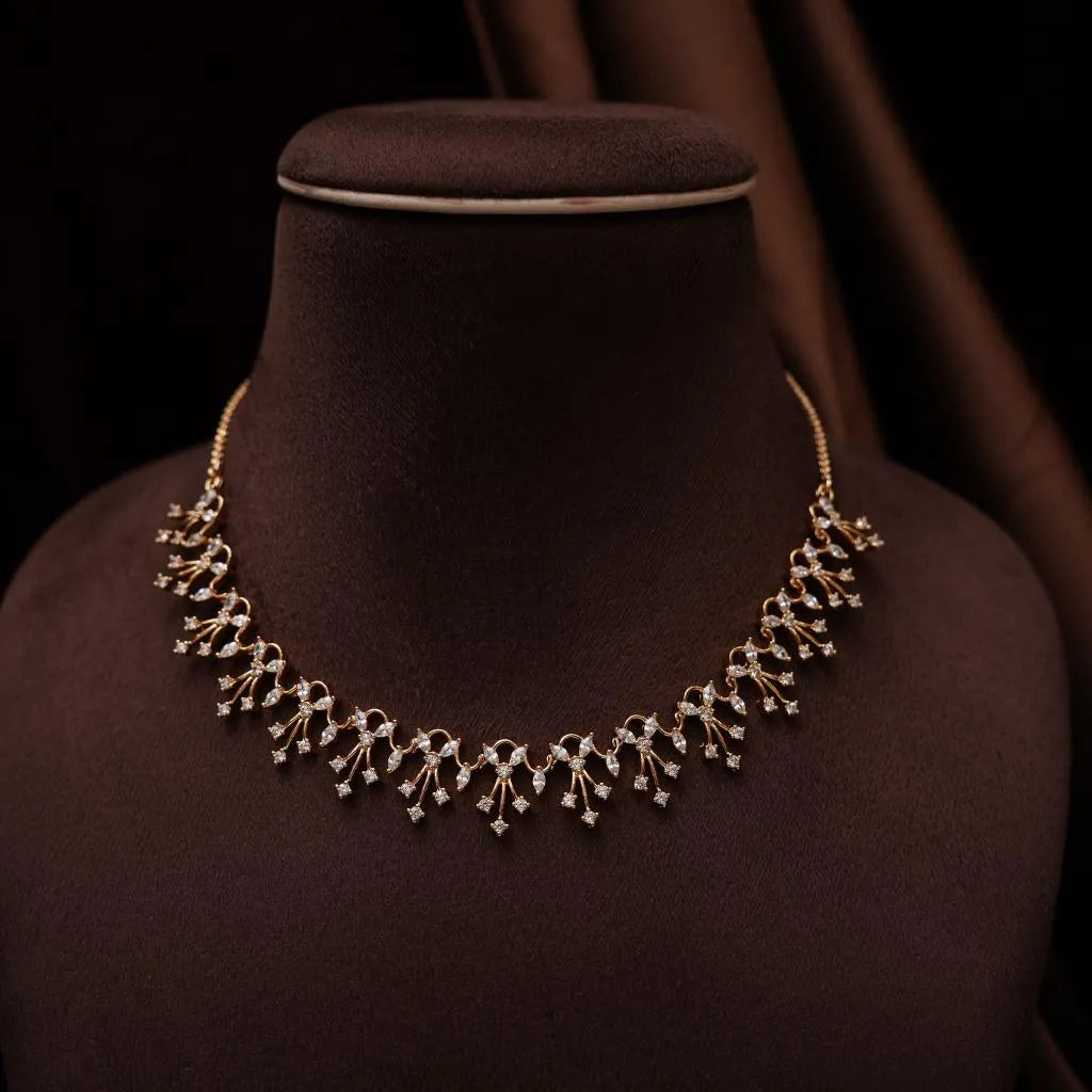Ahalya Zircon Necklace