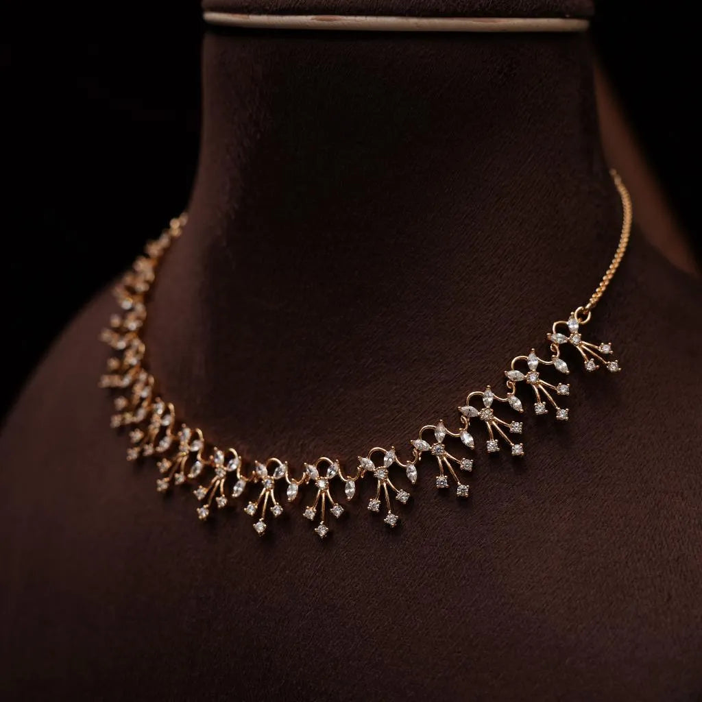 Ahalya Zircon Necklace