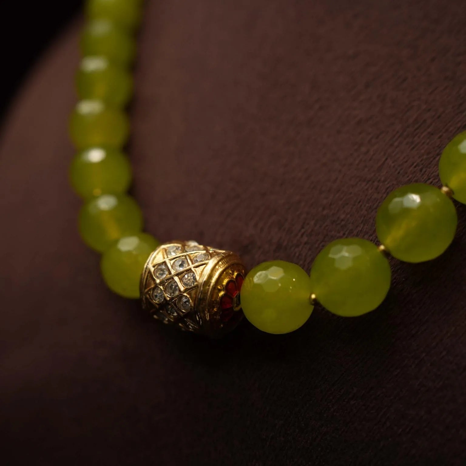 Aisha Beaded Necklace - Green