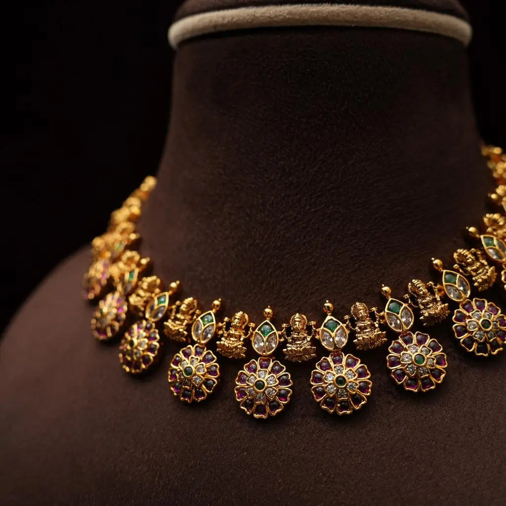 Aishani Antique Necklace - Short