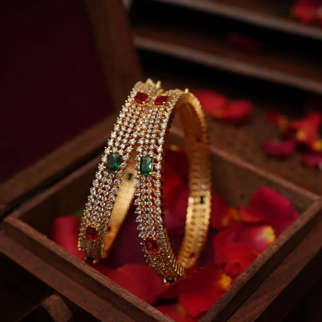 Aishani Zircon Bangles