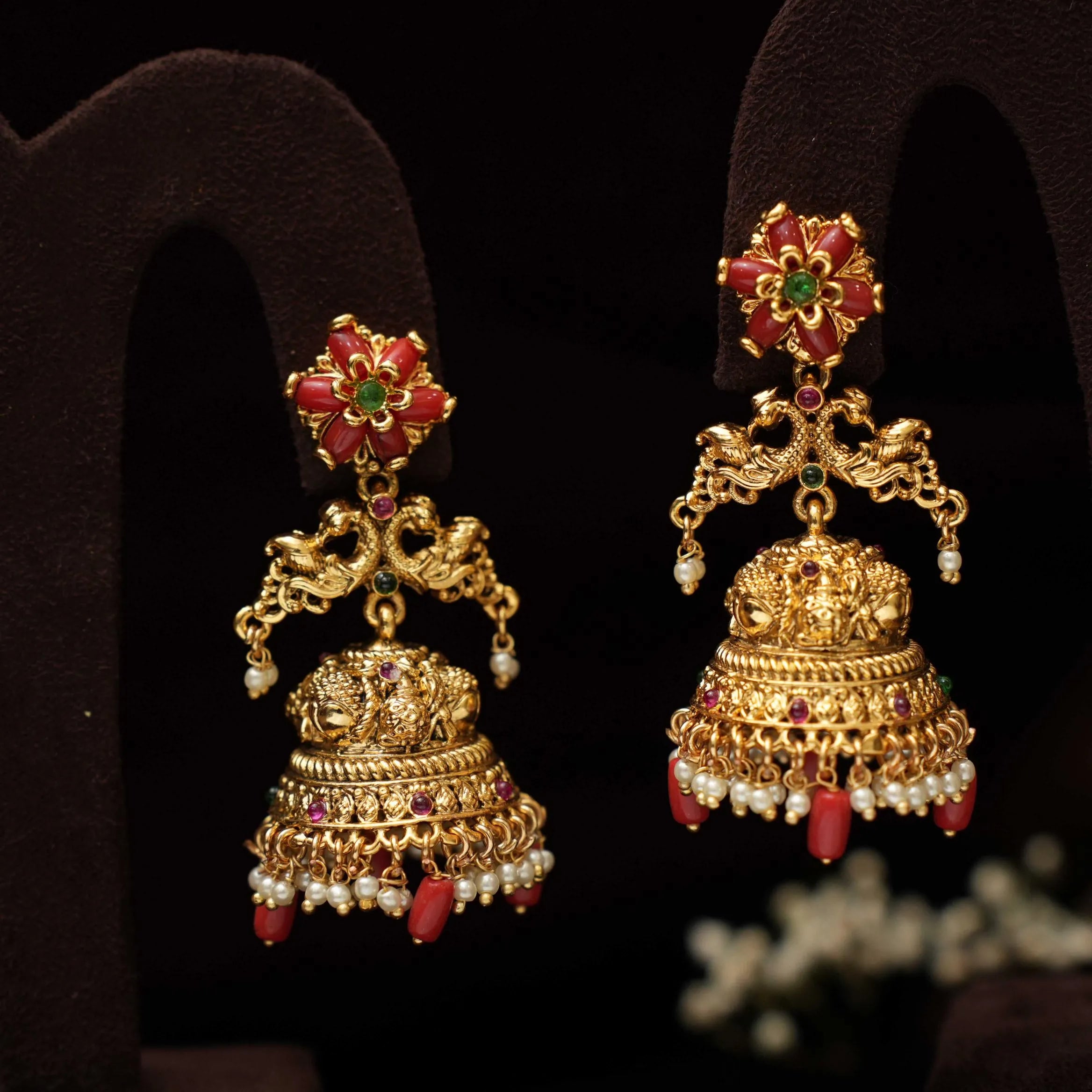 Ajanta Antique Jhumka Earrings