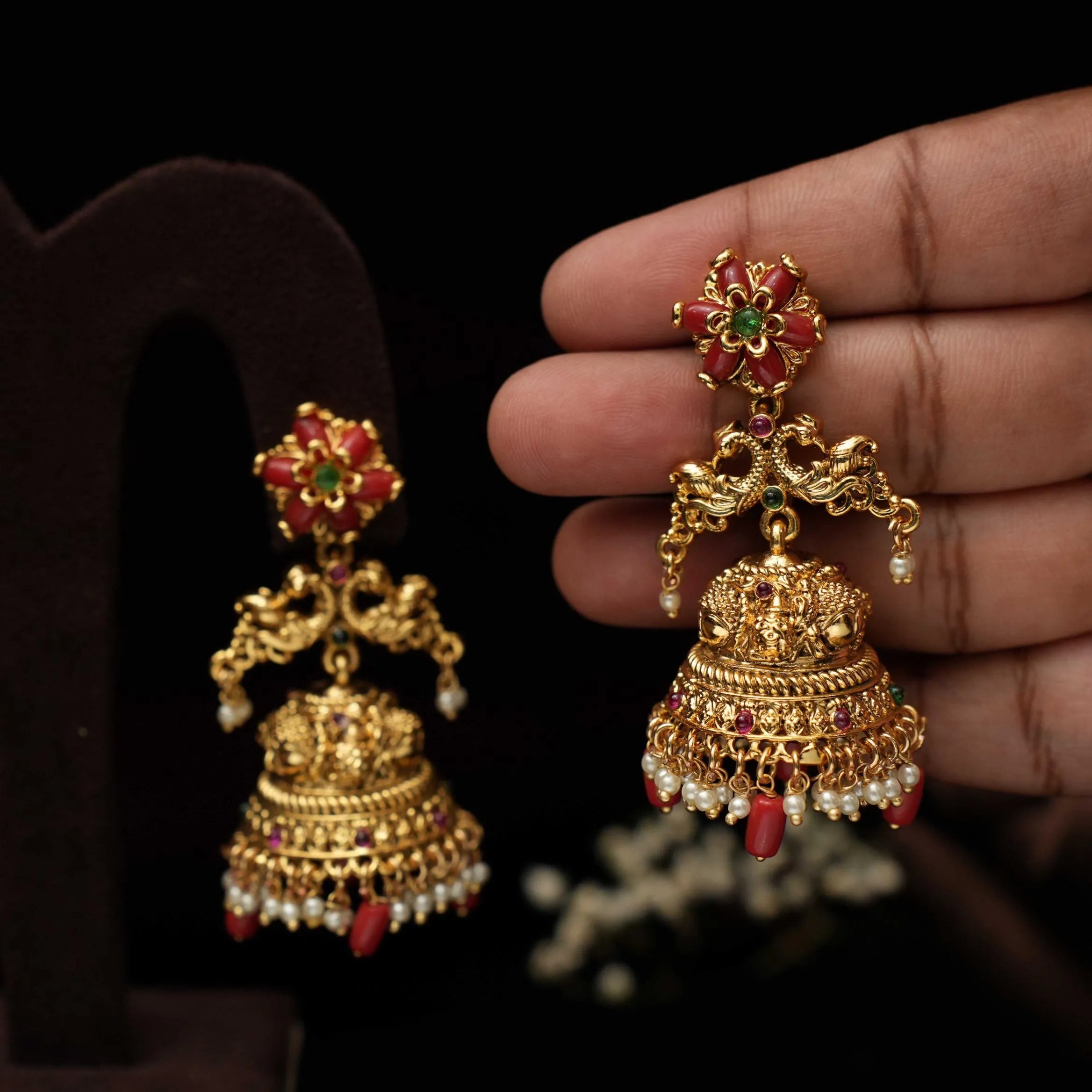 Ajanta Antique Jhumka Earrings