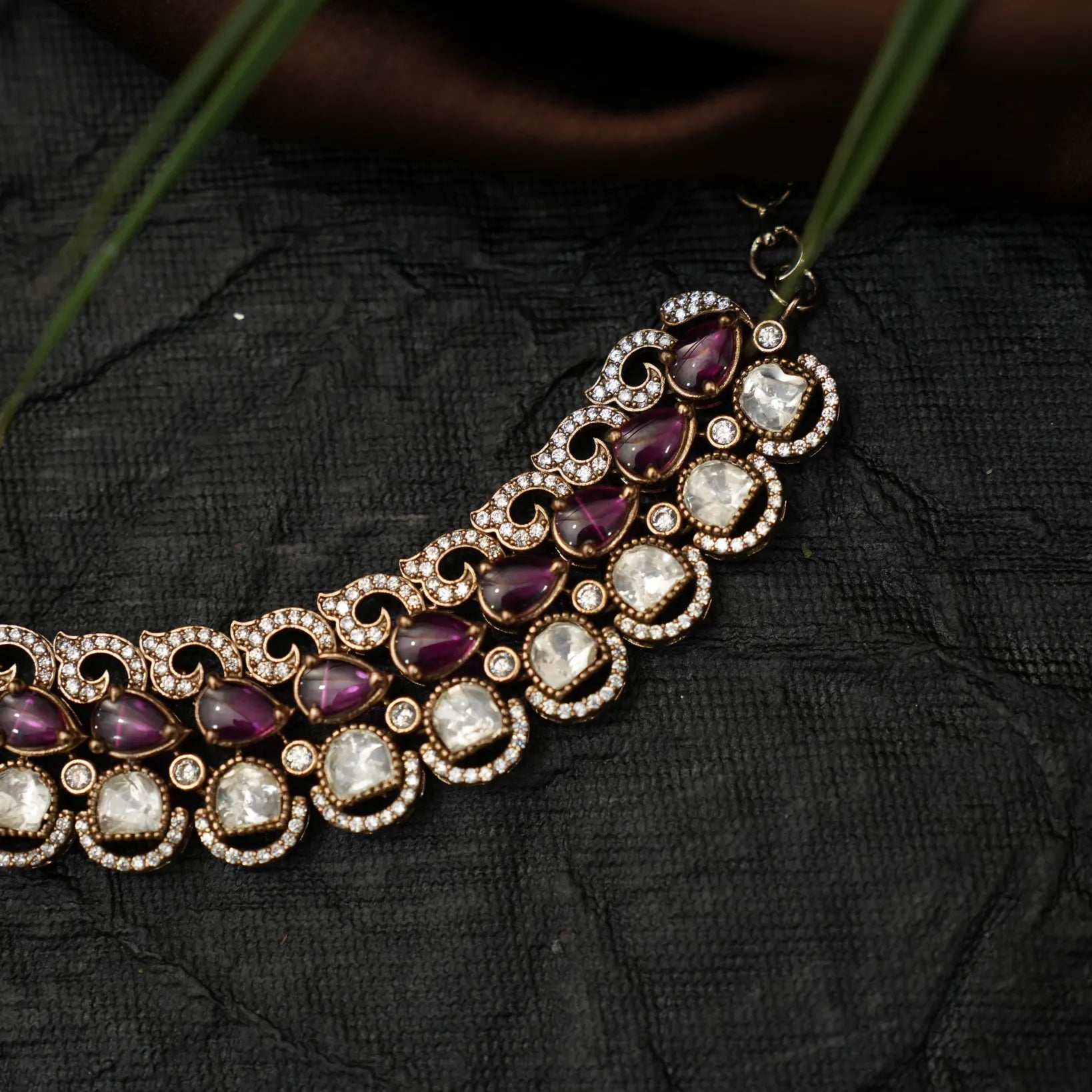 Akanksha Victorian Polki Necklace