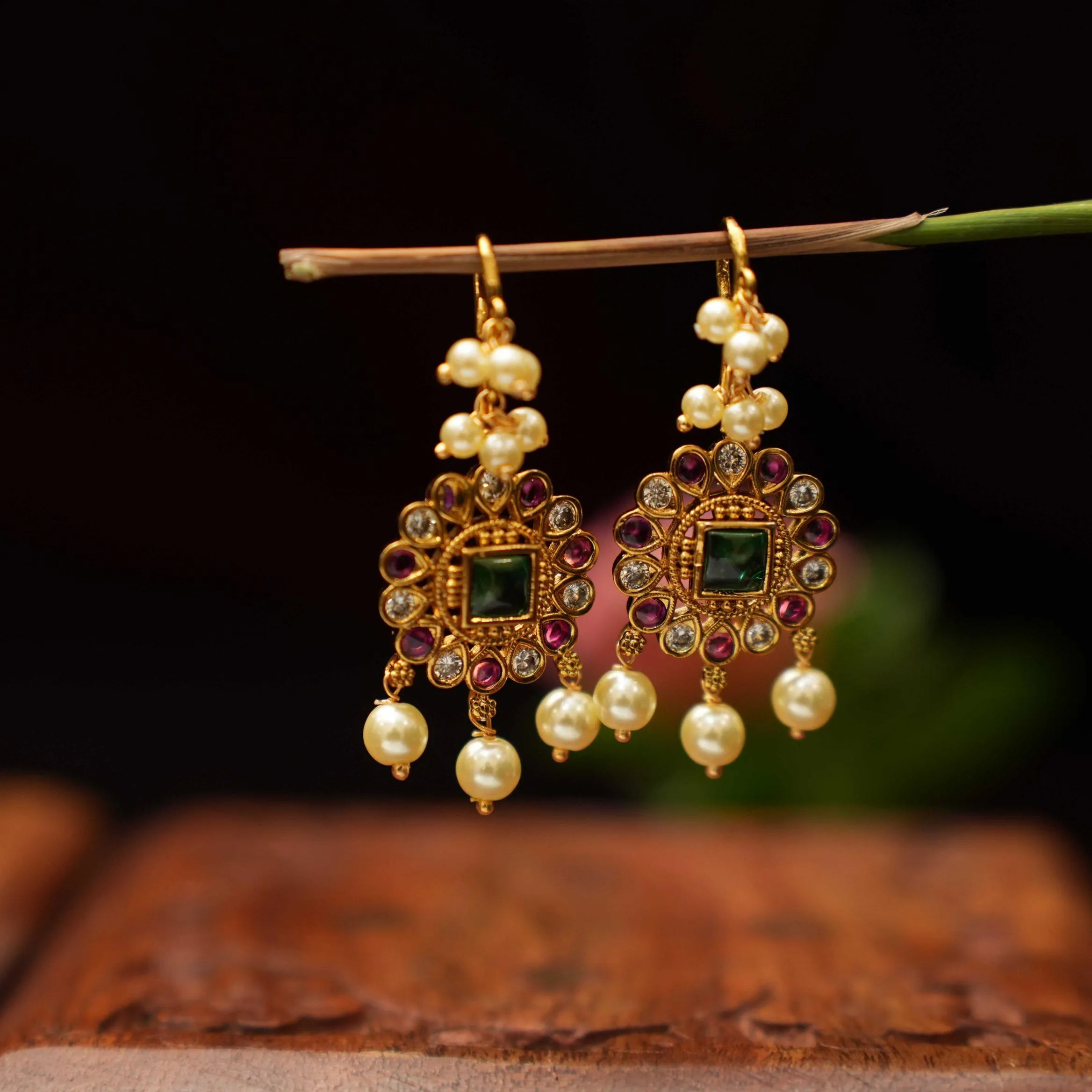 Akhila Antique Earrings