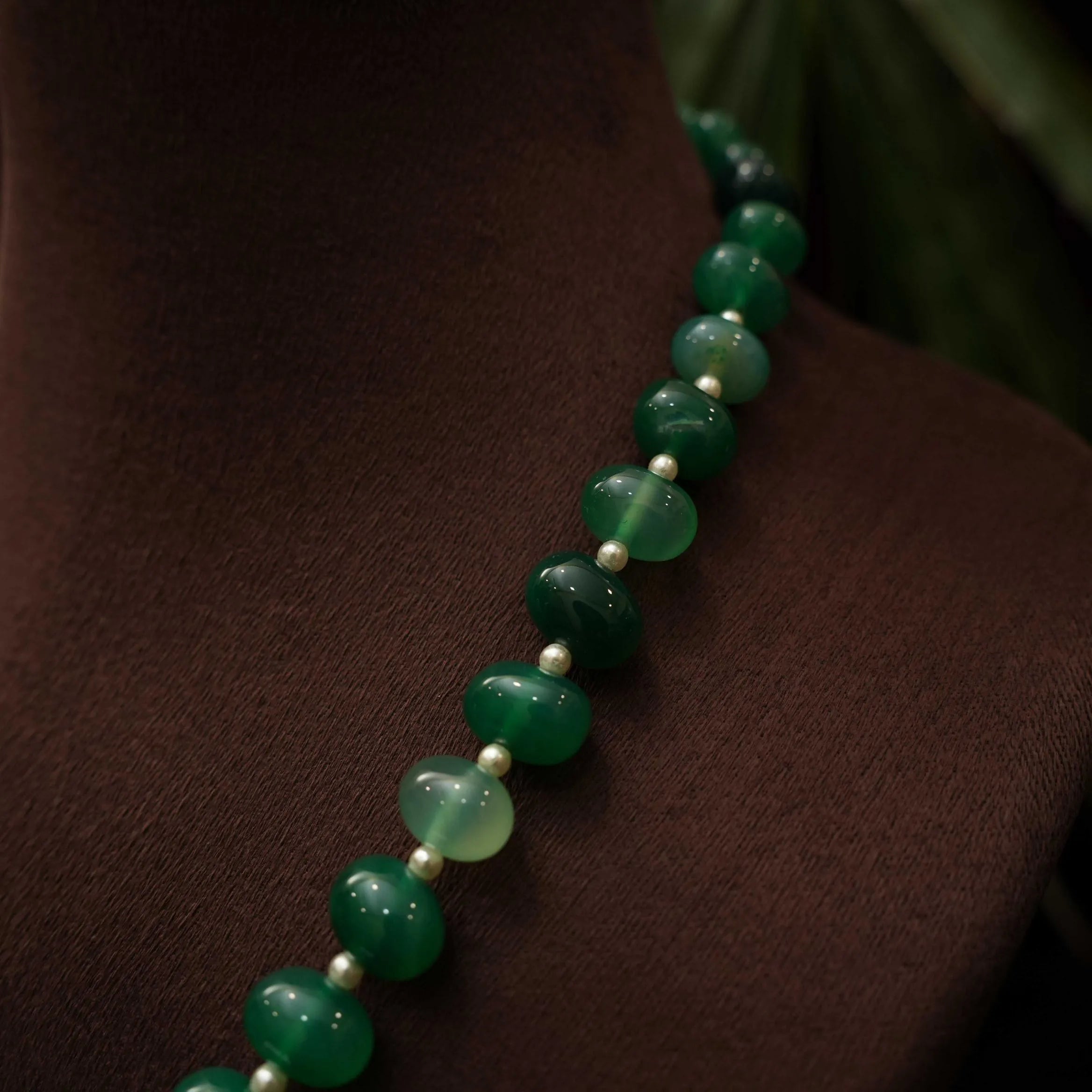 Jyoti Beaded Necklace - Green