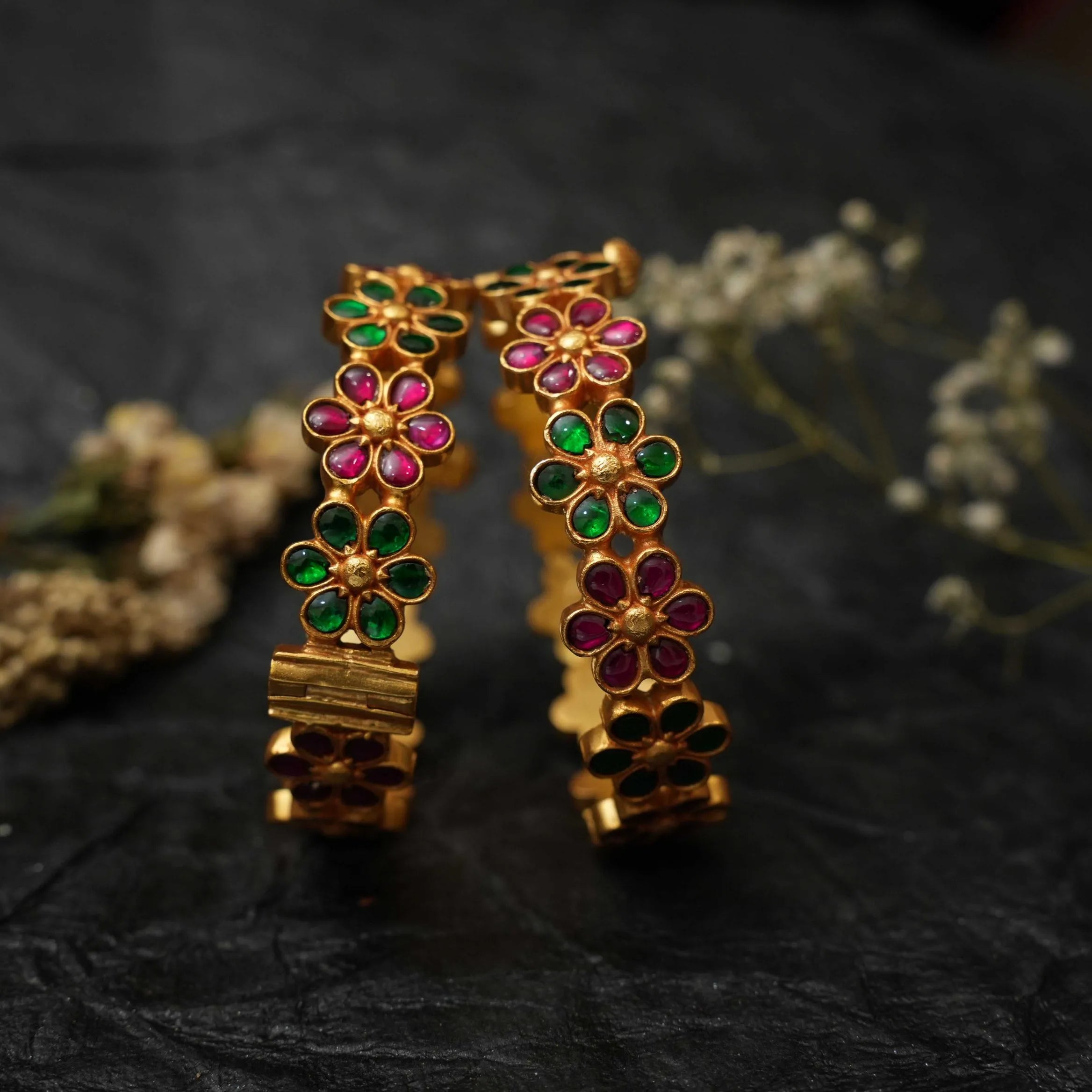 Amala Silver Bangles