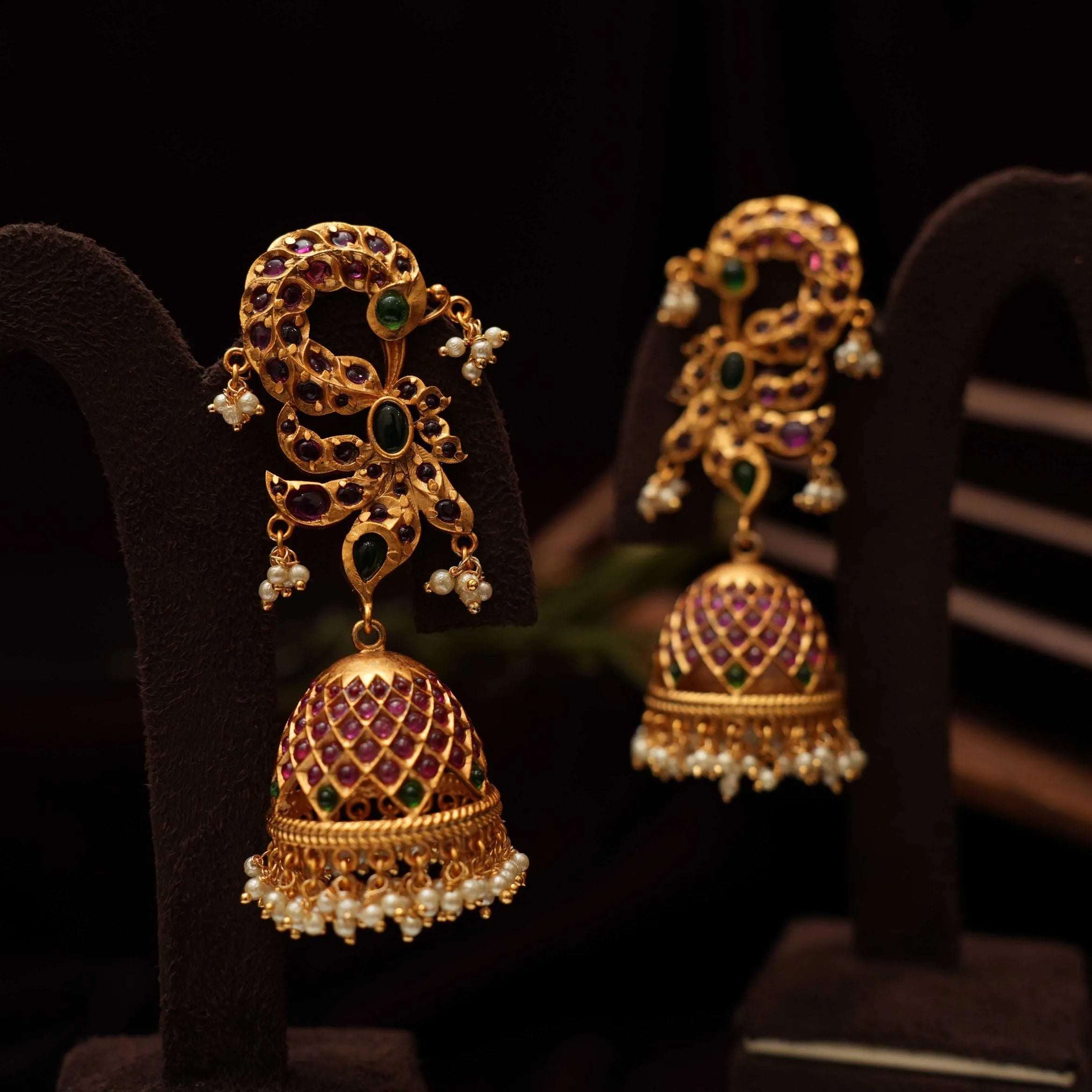 Ana Antique Jhumka Earrings - Rimli Boutique