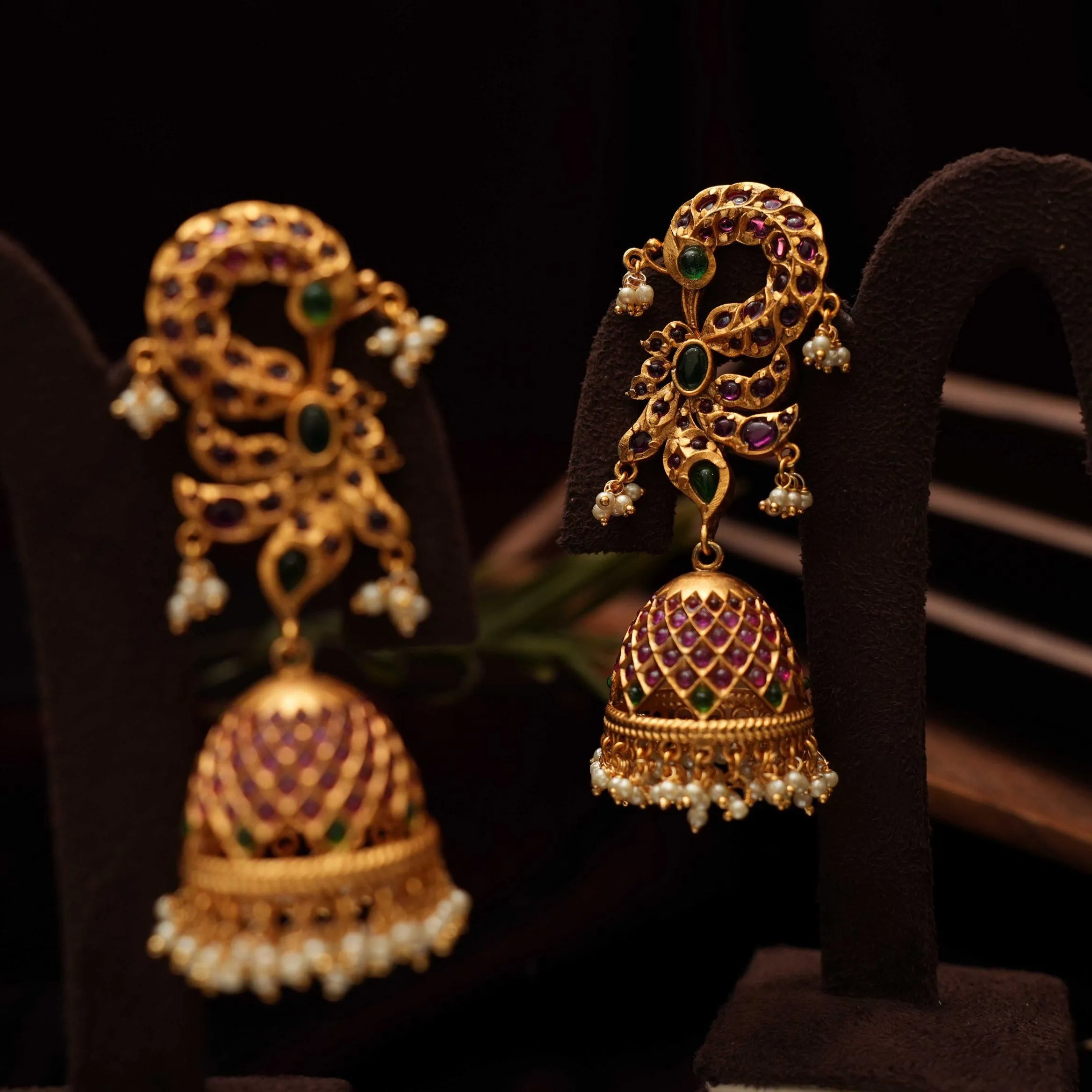 Ana Antique Jhumka Earrings - Rimli Boutique