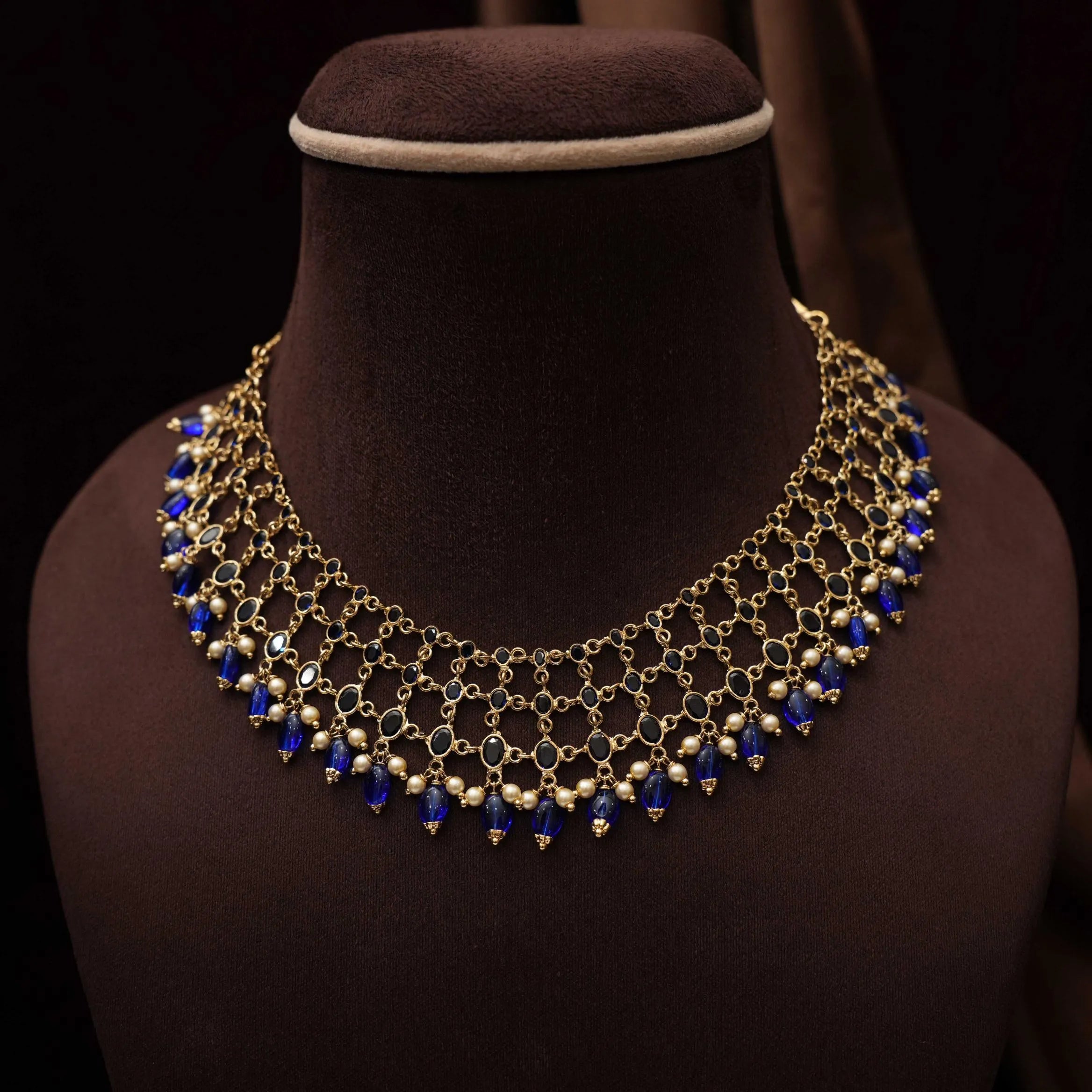 Anchala Beaded Antique Necklace