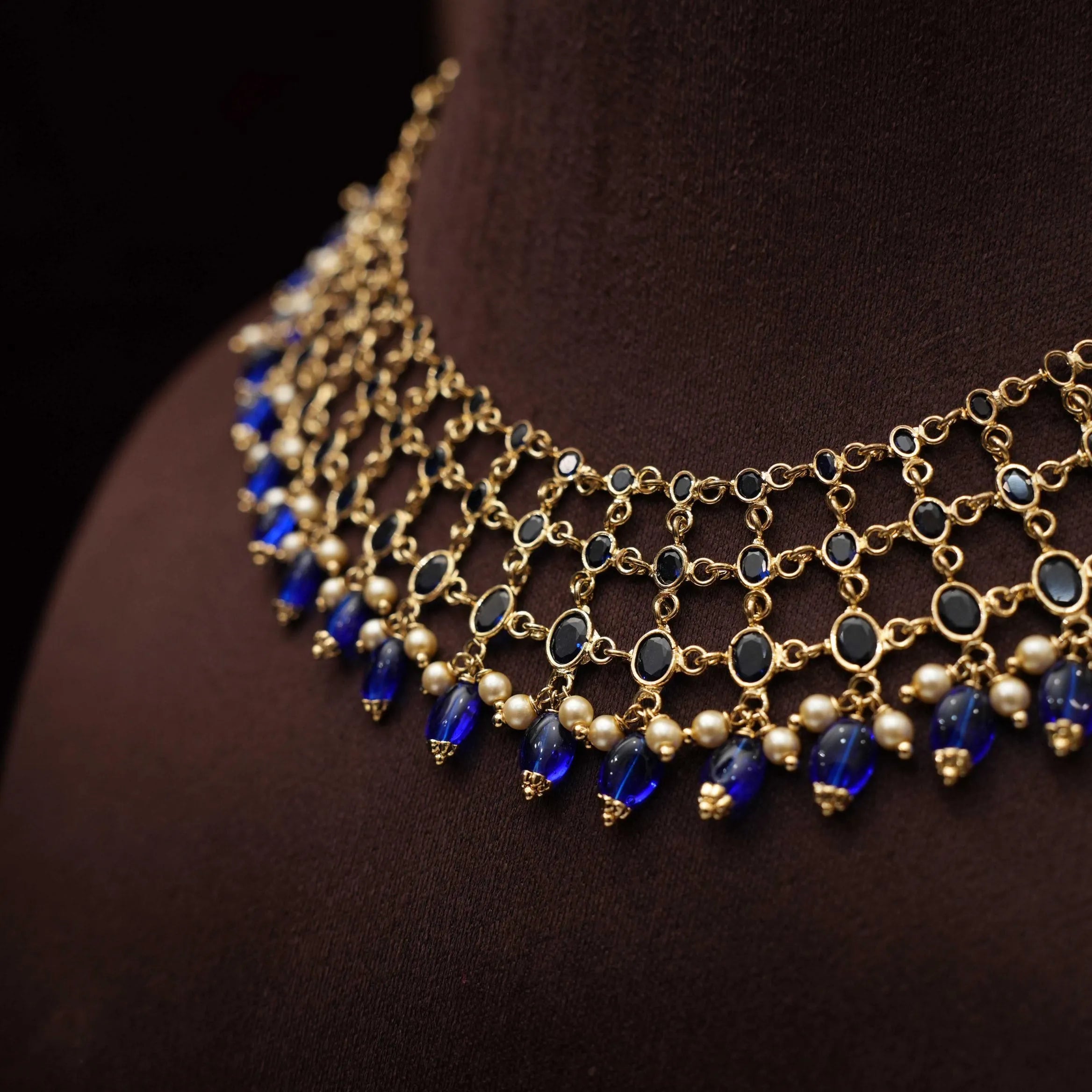 Anchala Beaded Antique Necklace