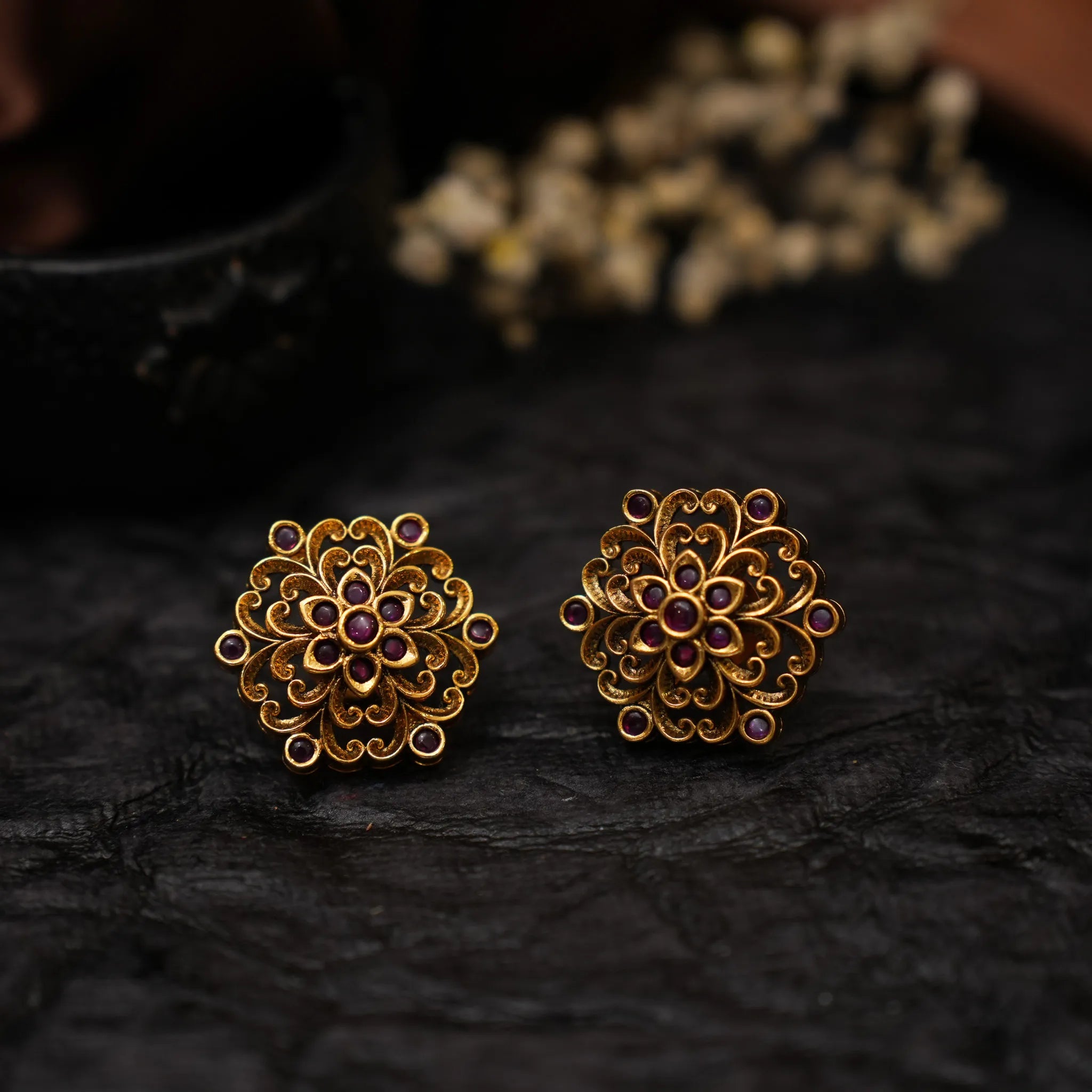 Anika Antique Ear Stud