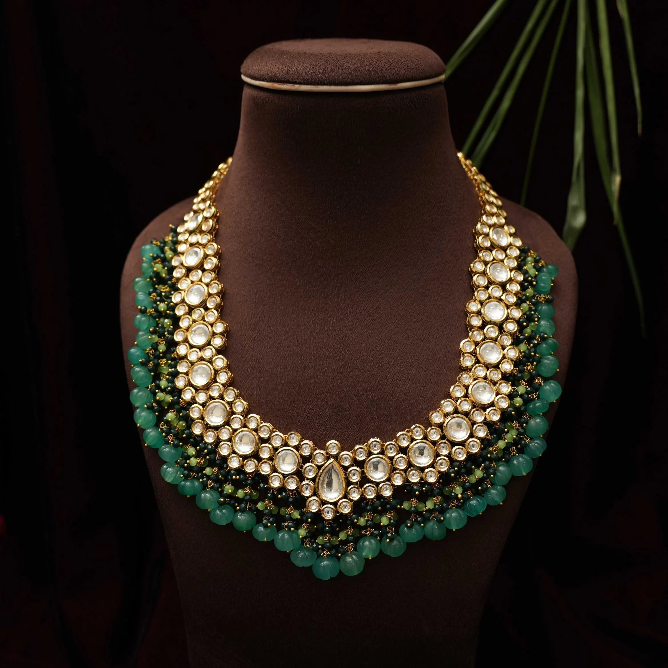 Anika Designer Kundan Necklace - Short