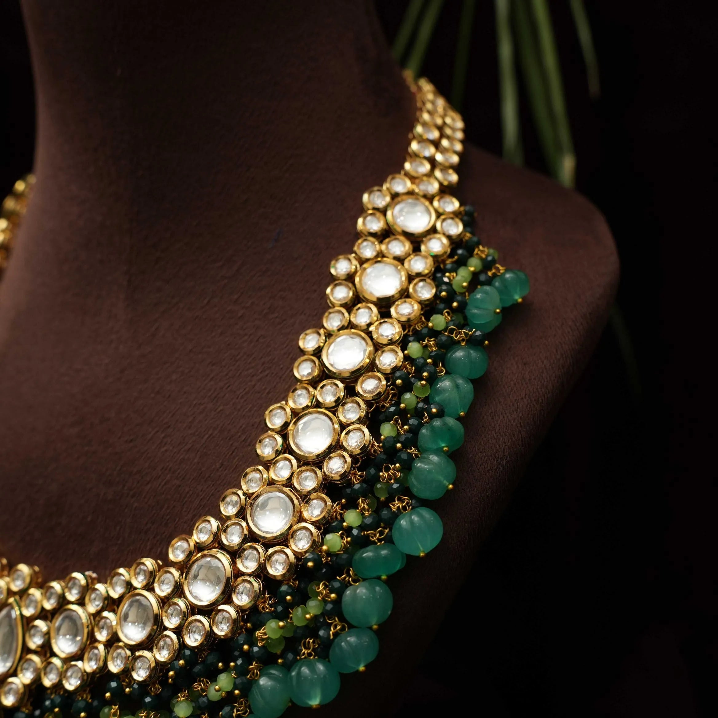 Anika Designer Kundan Necklace - Short