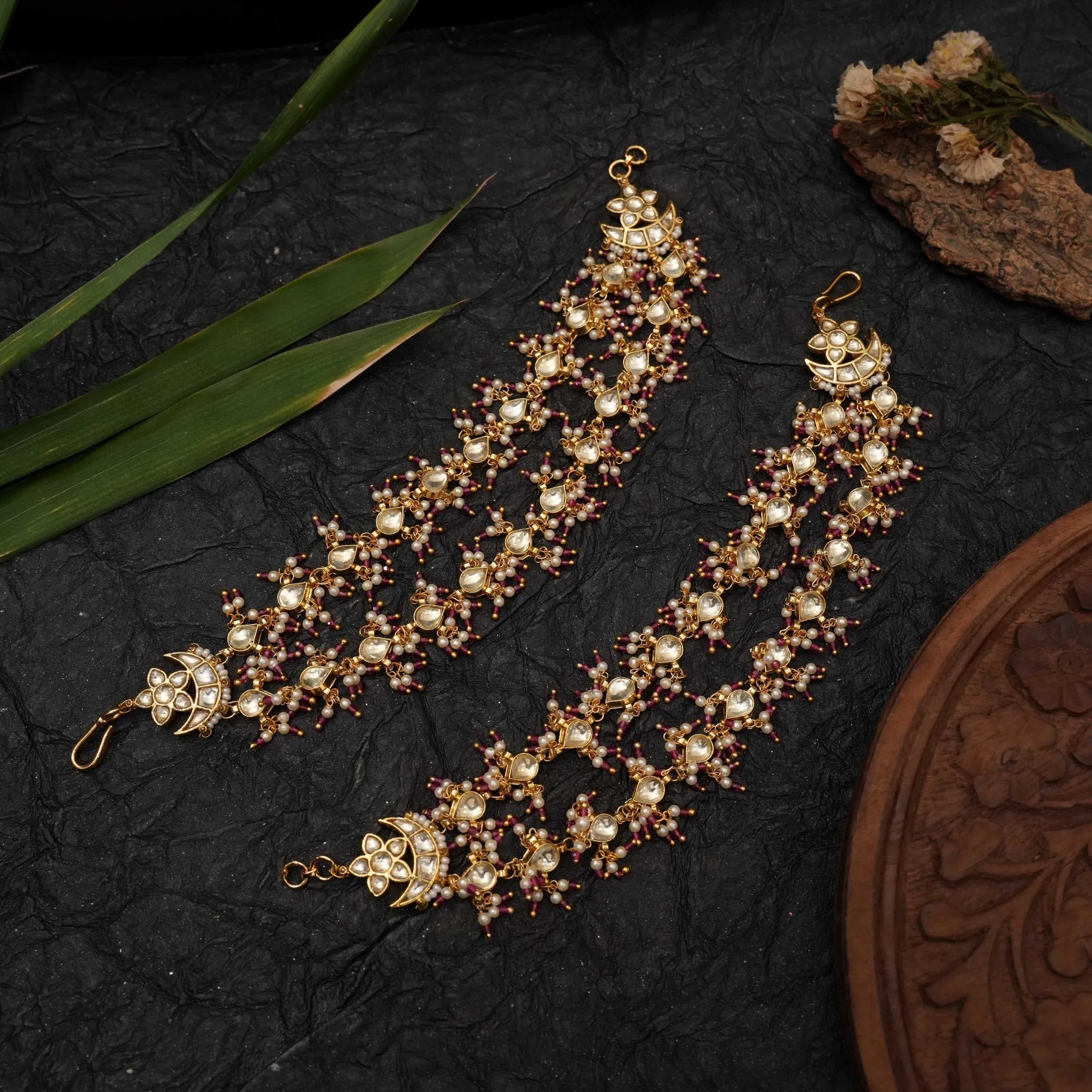 Anika Polki Ear Chain