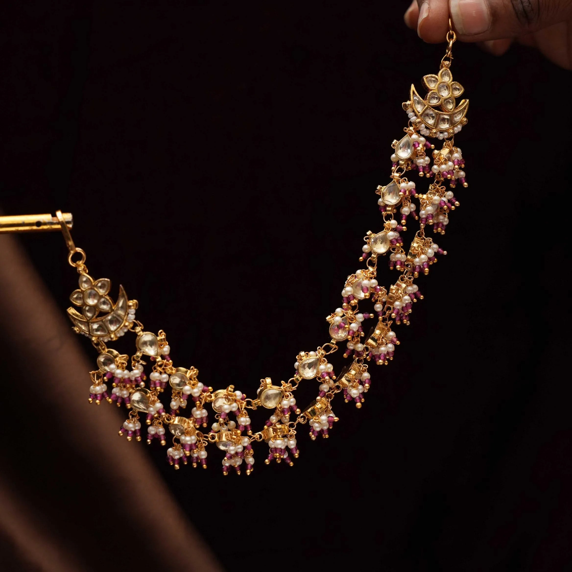 Anika Polki Ear Chain