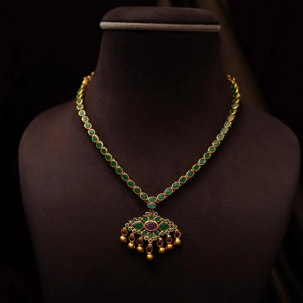 Anisha Silver Reversible Necklace