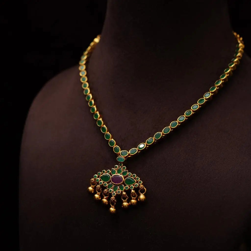 Anisha Silver Reversible Necklace