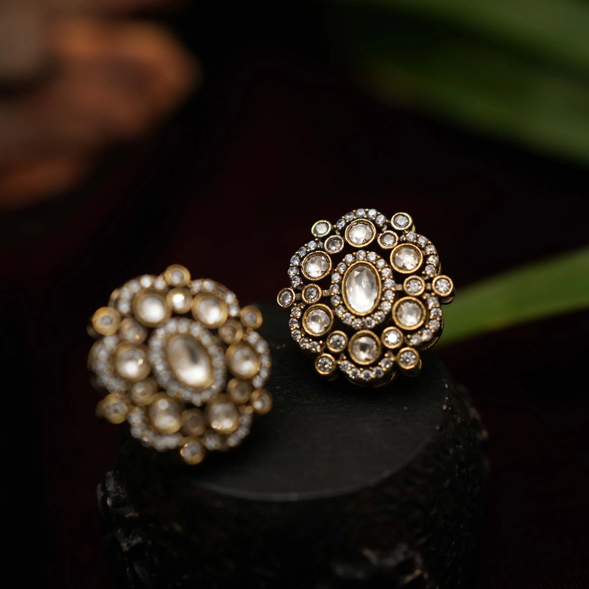 Anisha Zircon Ear Stud - Rimli Boutique