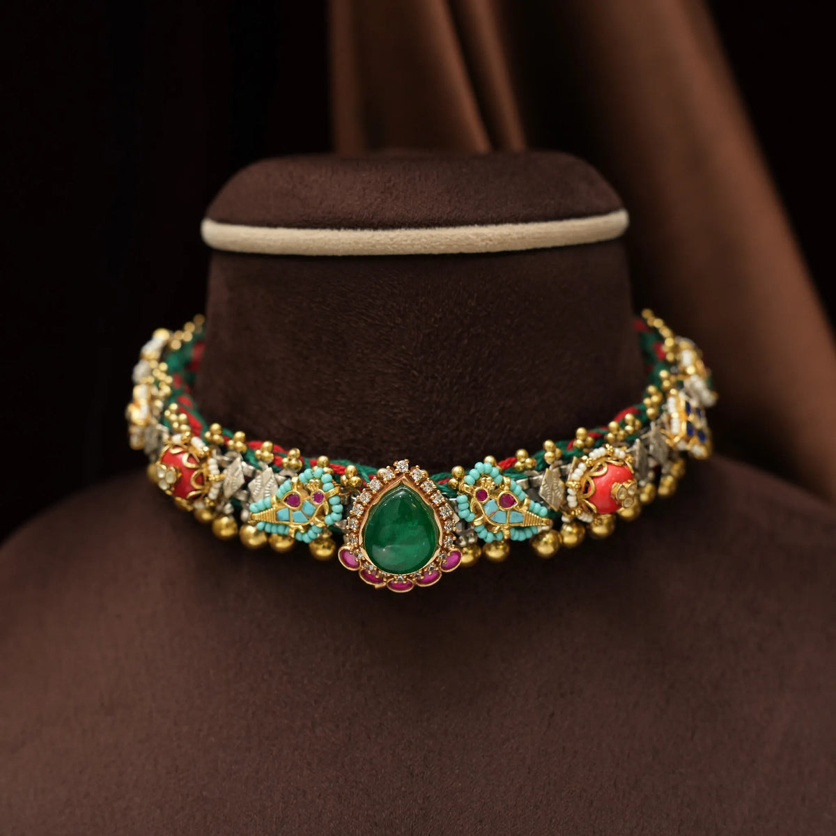 Anouka Victorian Polki Necklace - Veda