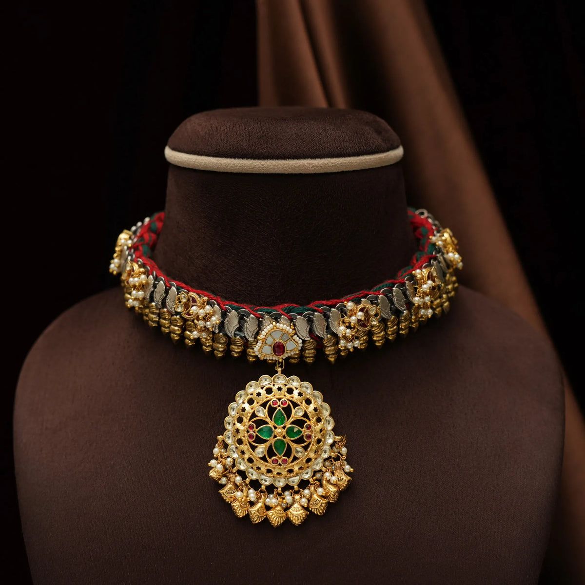 Anouka Victorian Polki Necklace - Zelia