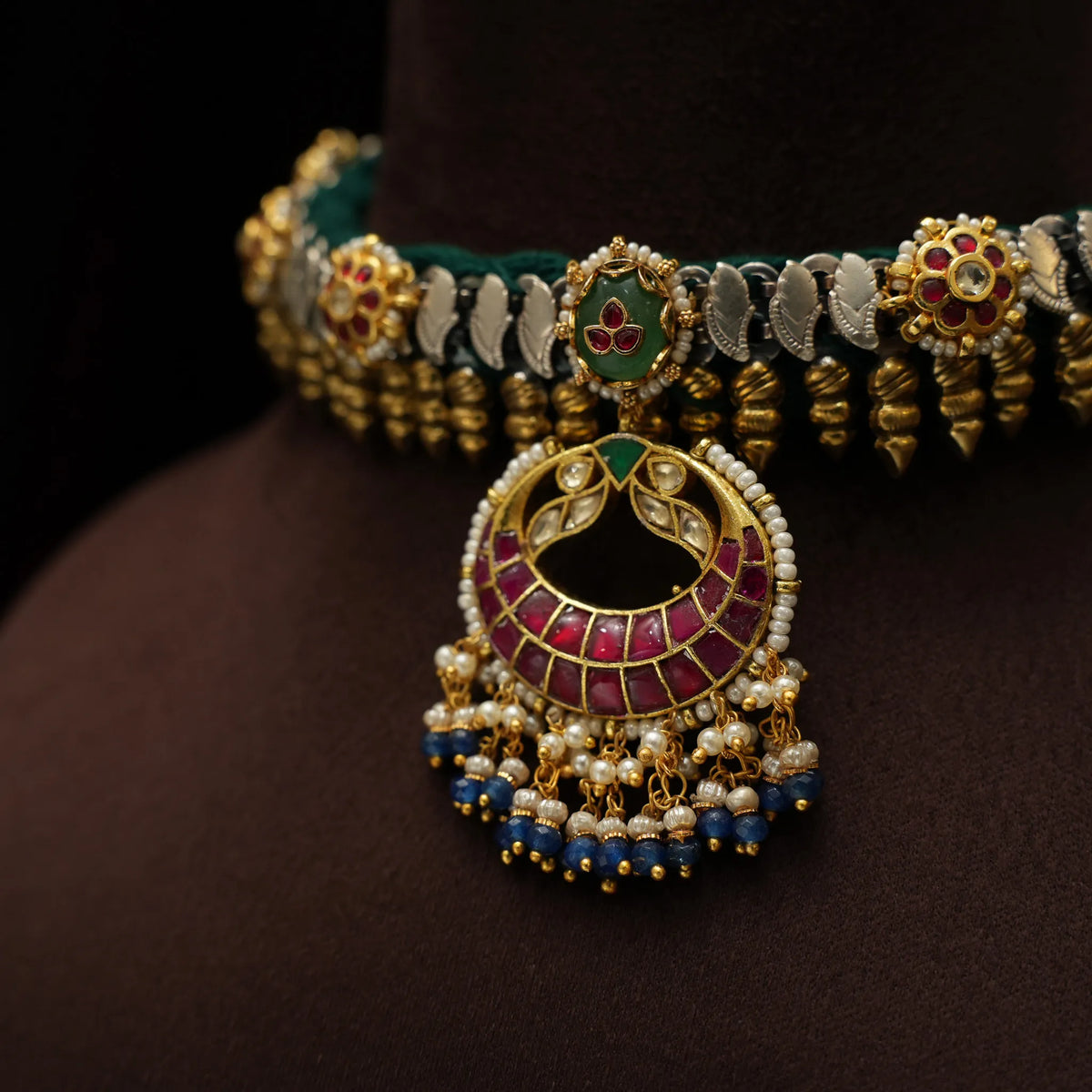 Anouka Victorian Polki Necklace - Ziva